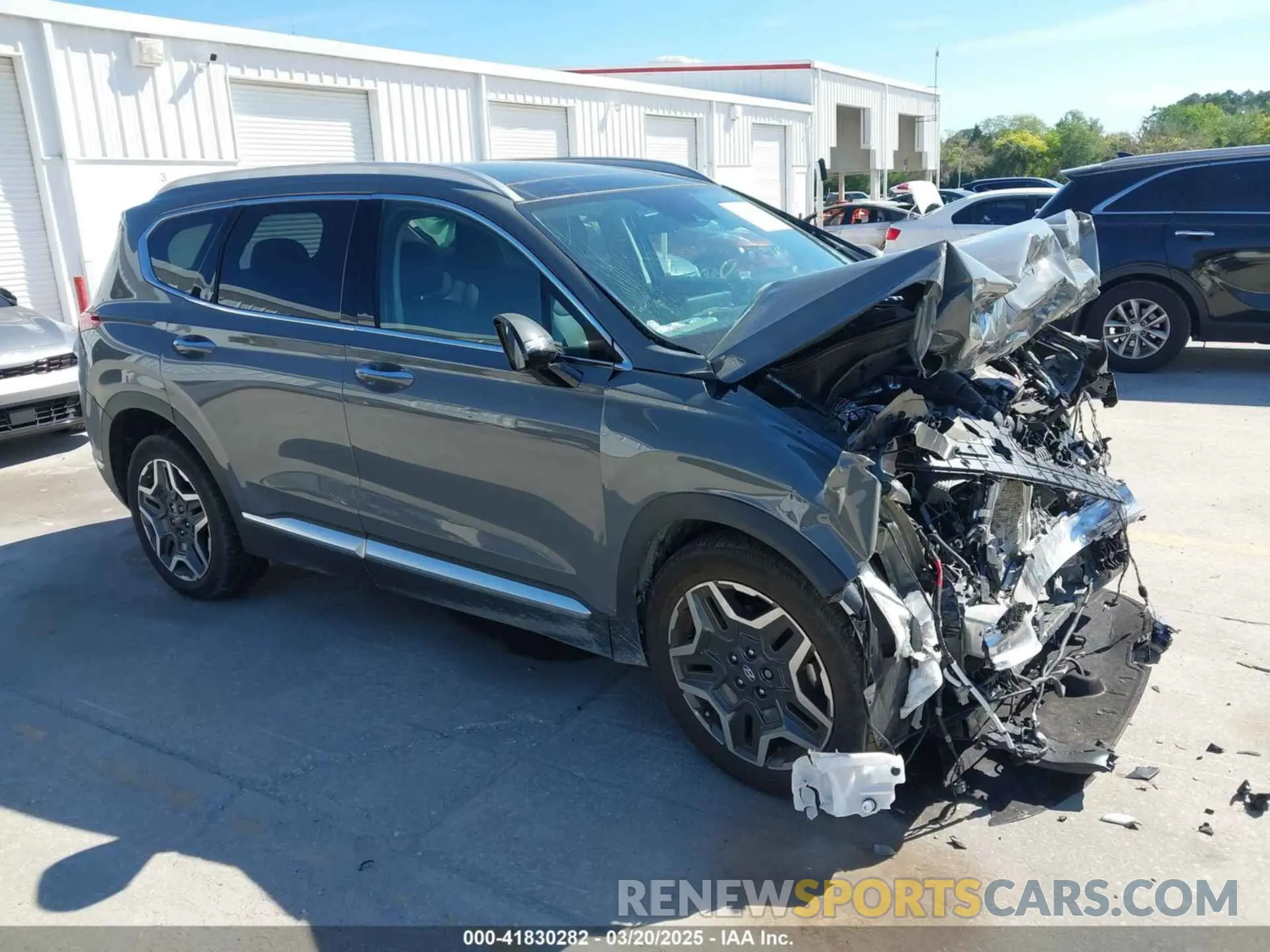 1 Photograph of a damaged car 5NMS44AL0PH619236 HYUNDAI SANTA FE 2023