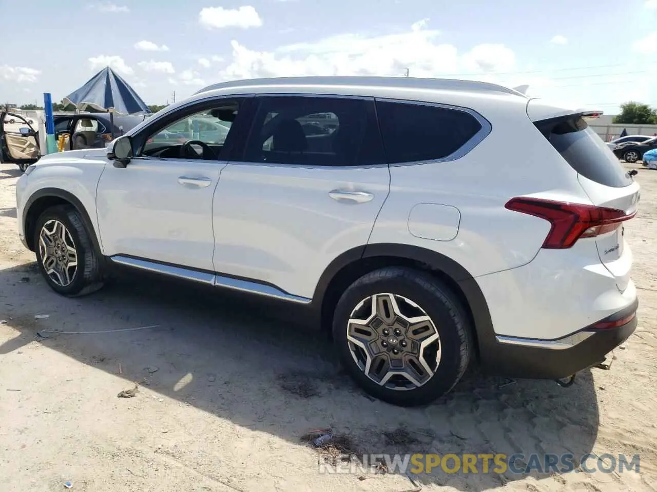 2 Фотография поврежденного автомобиля 5NMS44AL7PH486345 HYUNDAI SANTA FE 2023