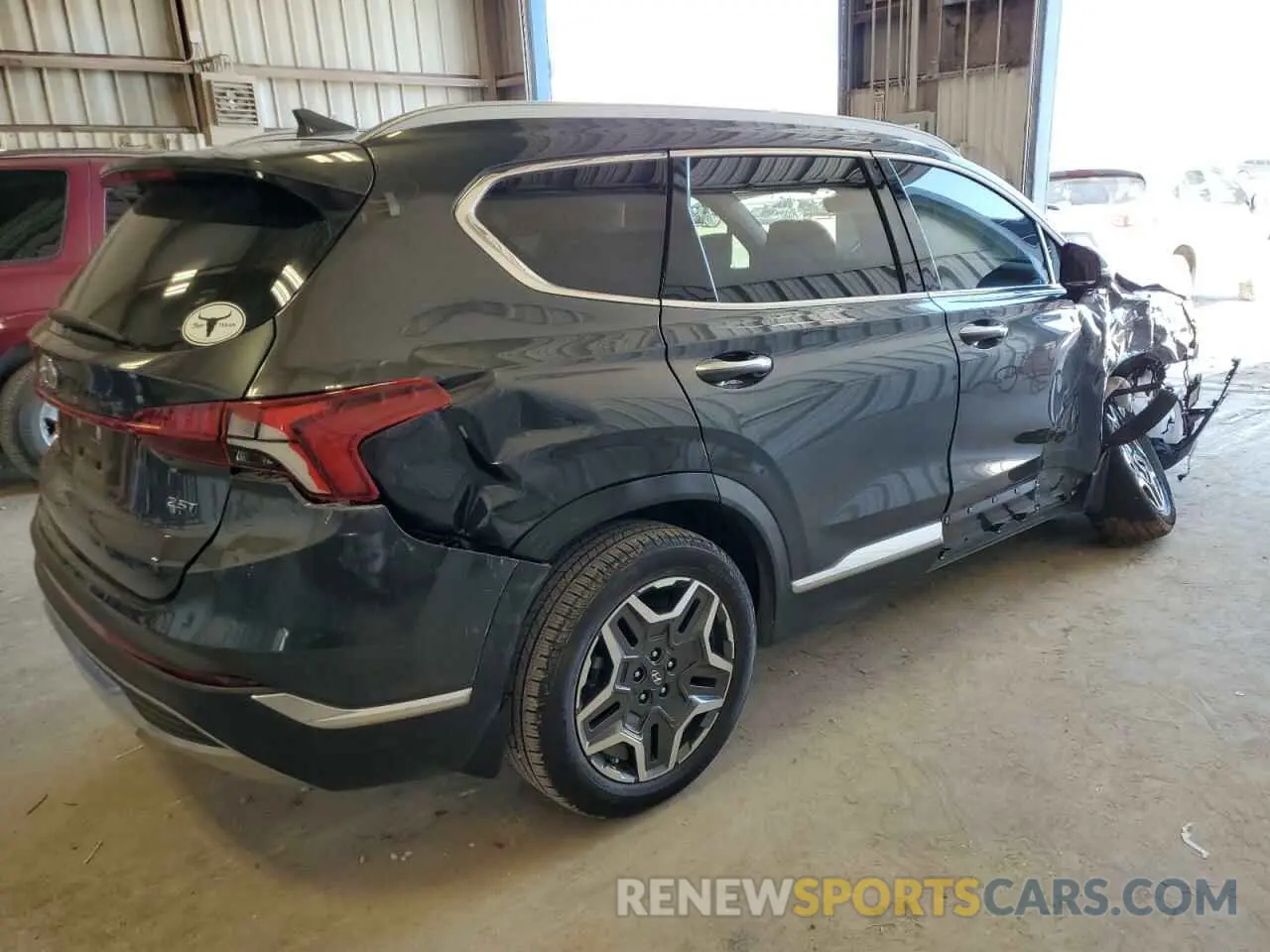 3 Photograph of a damaged car 5NMS44AL8PH621395 HYUNDAI SANTA FE 2023