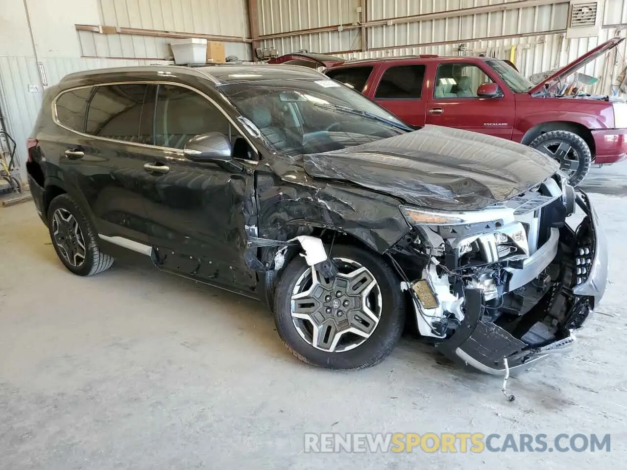 4 Photograph of a damaged car 5NMS44AL8PH621395 HYUNDAI SANTA FE 2023