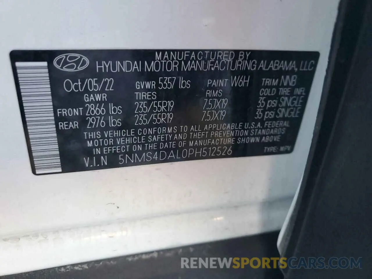 14 Фотография поврежденного автомобиля 5NMS4DAL0PH512526 HYUNDAI SANTA FE 2023
