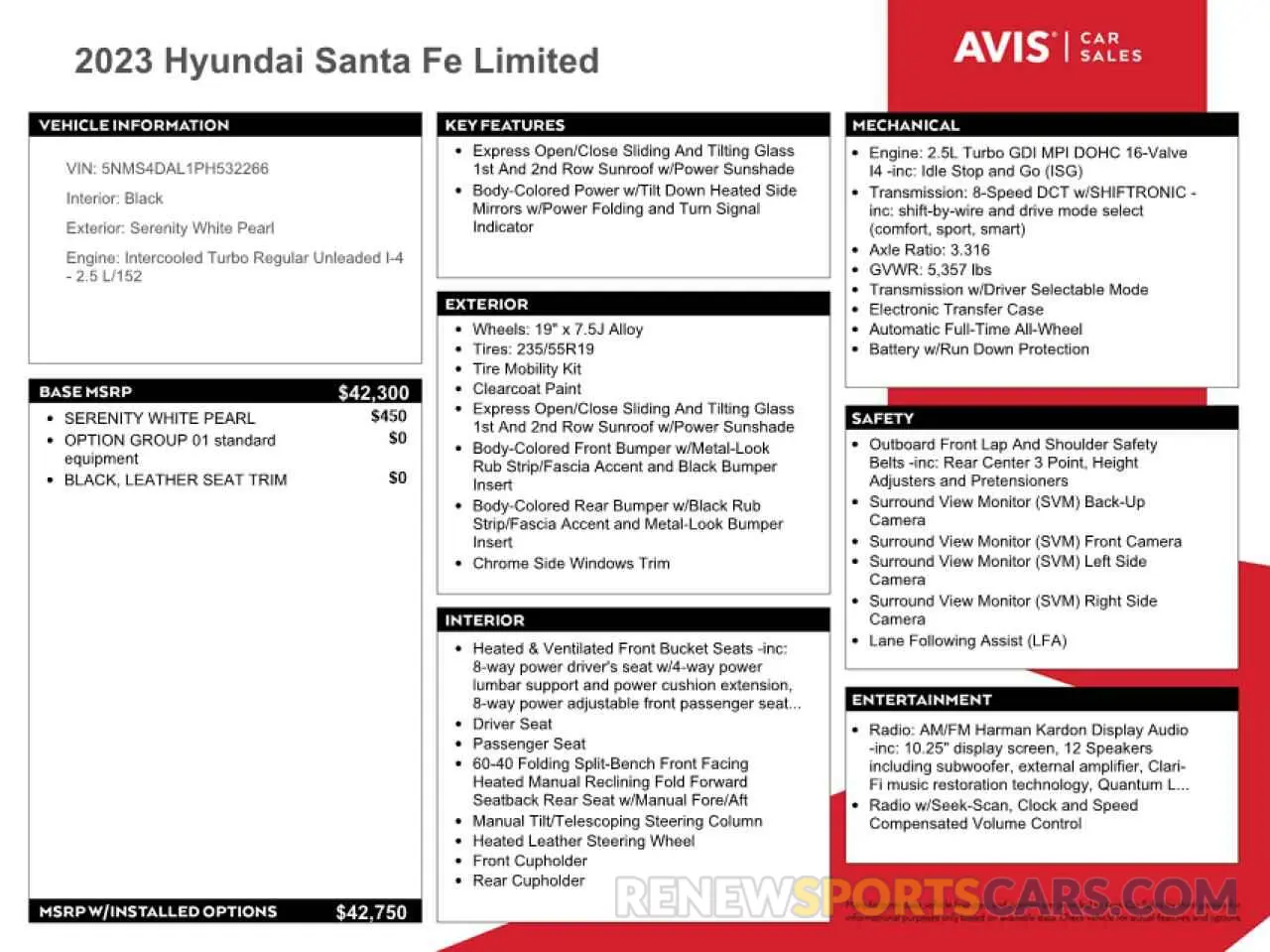 13 Photograph of a damaged car 5NMS4DAL1PH532266 HYUNDAI SANTA FE 2023