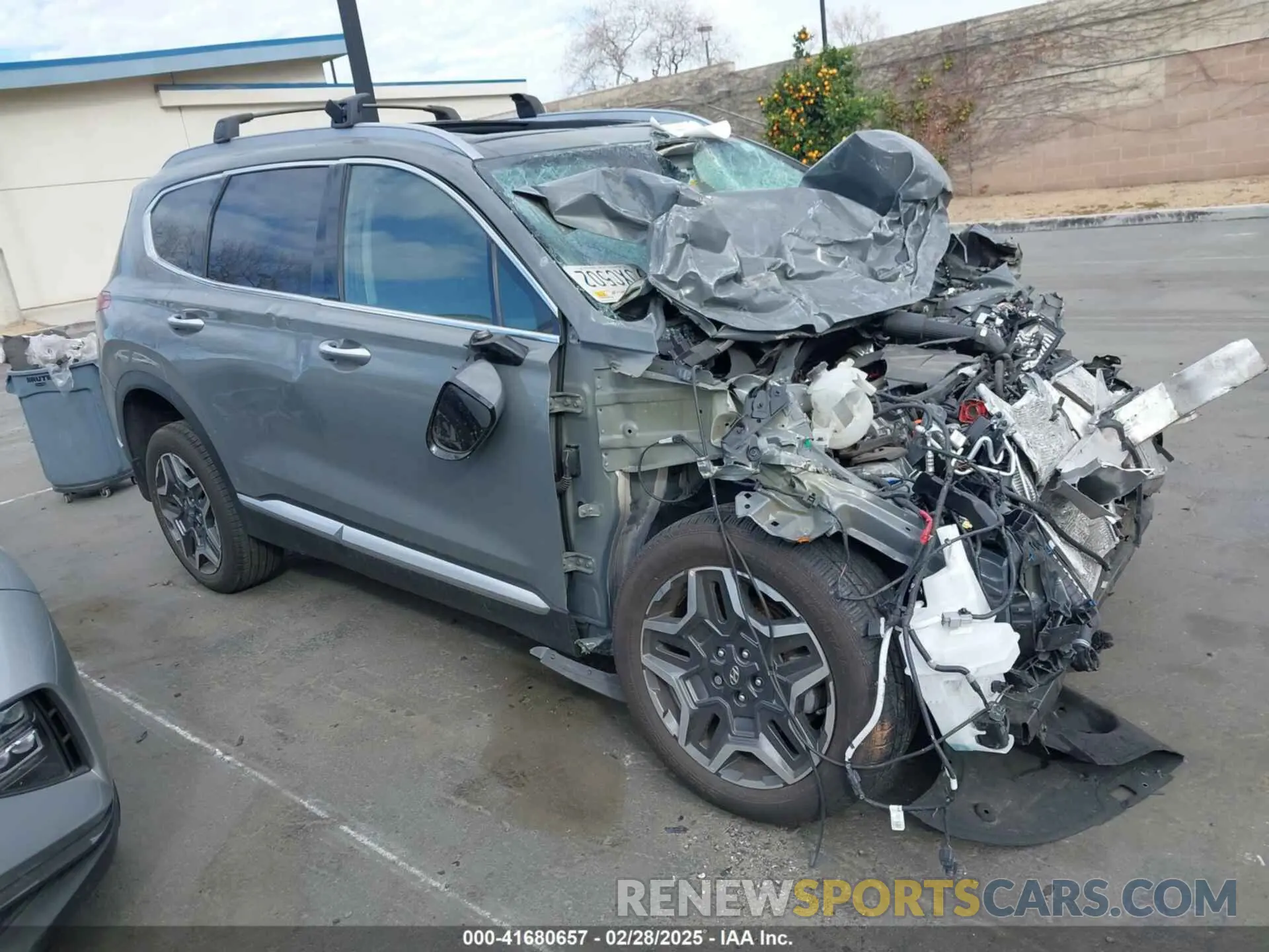 1 Photograph of a damaged car 5NMS4DAL6PH634677 HYUNDAI SANTA FE 2023