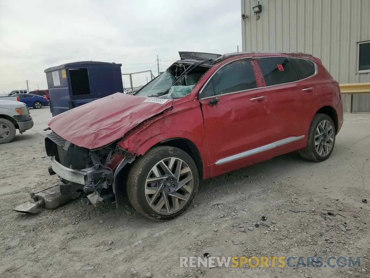 1 Photograph of a damaged car 5NMS54AL2PH495094 HYUNDAI SANTA FE 2023