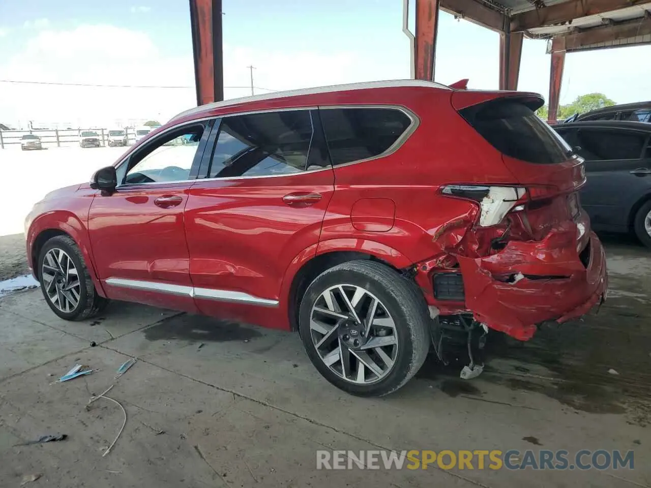 2 Photograph of a damaged car 5NMS54AL3PH596449 HYUNDAI SANTA FE 2023