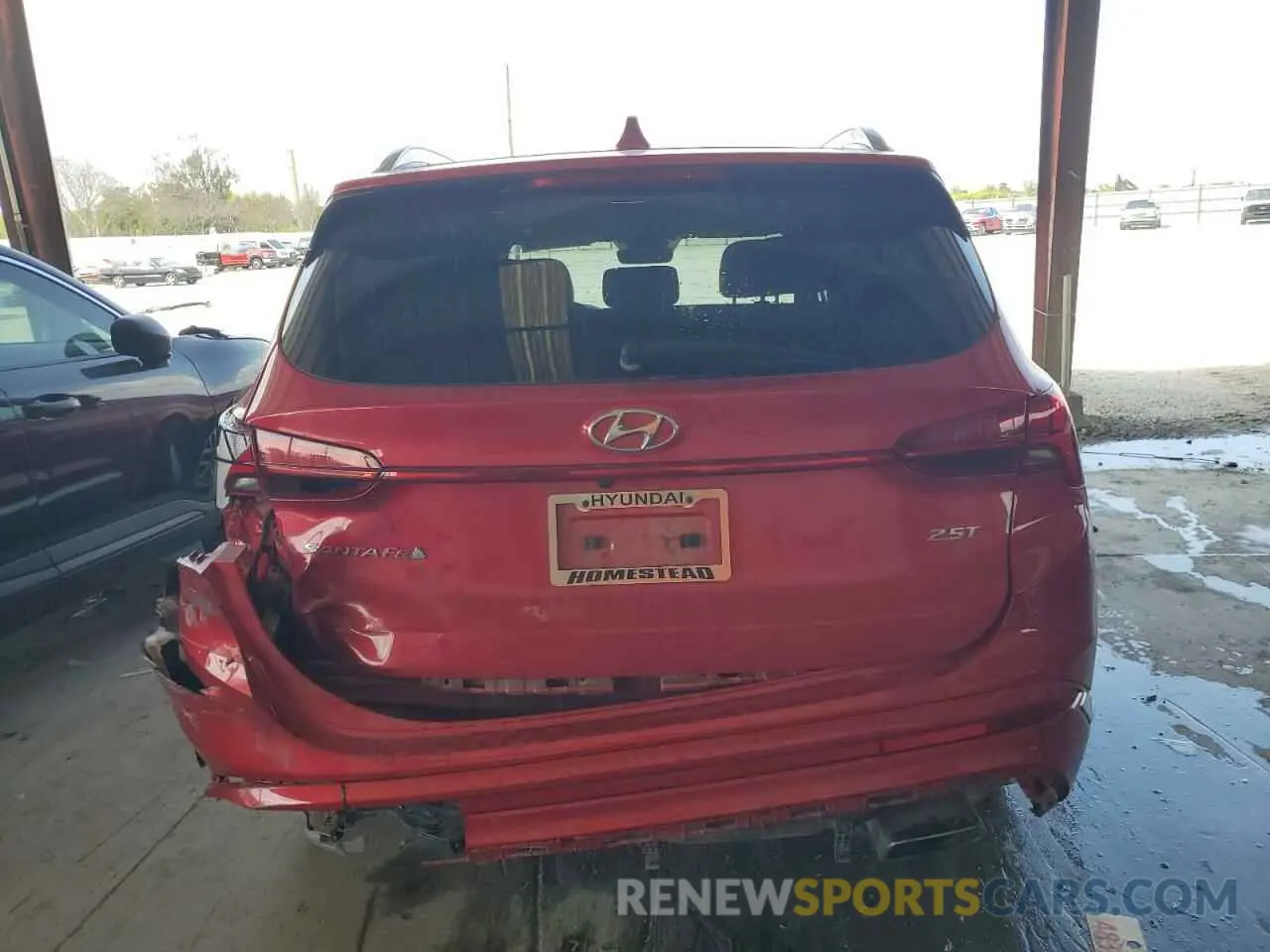 6 Photograph of a damaged car 5NMS54AL3PH596449 HYUNDAI SANTA FE 2023