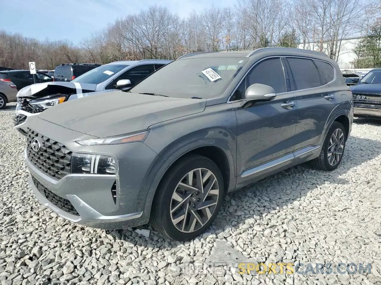 1 Photograph of a damaged car 5NMS54AL6PH494448 HYUNDAI SANTA FE 2023