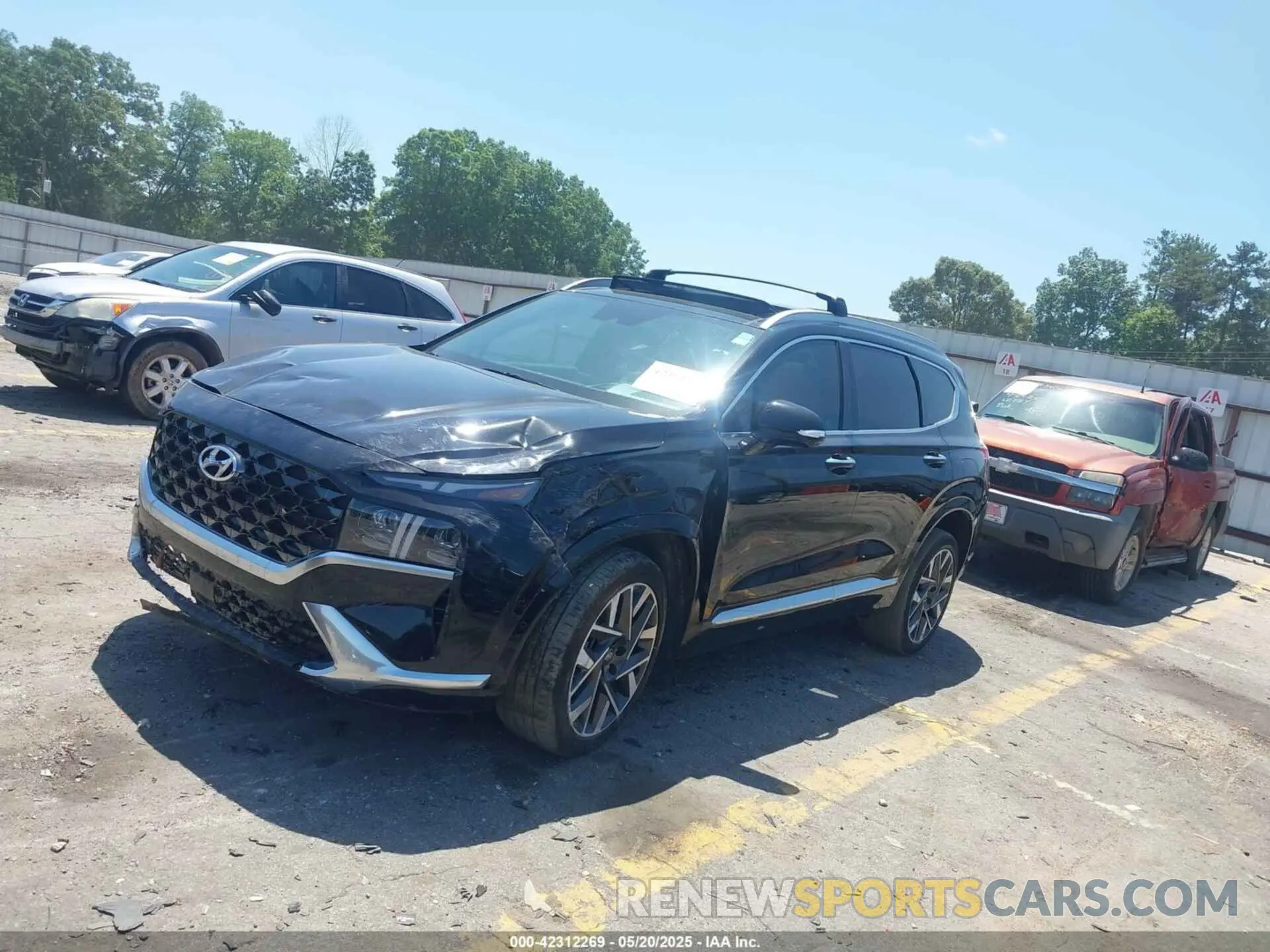 2 Photograph of a damaged car 5NMS54AL7PH486794 HYUNDAI SANTA FE 2023