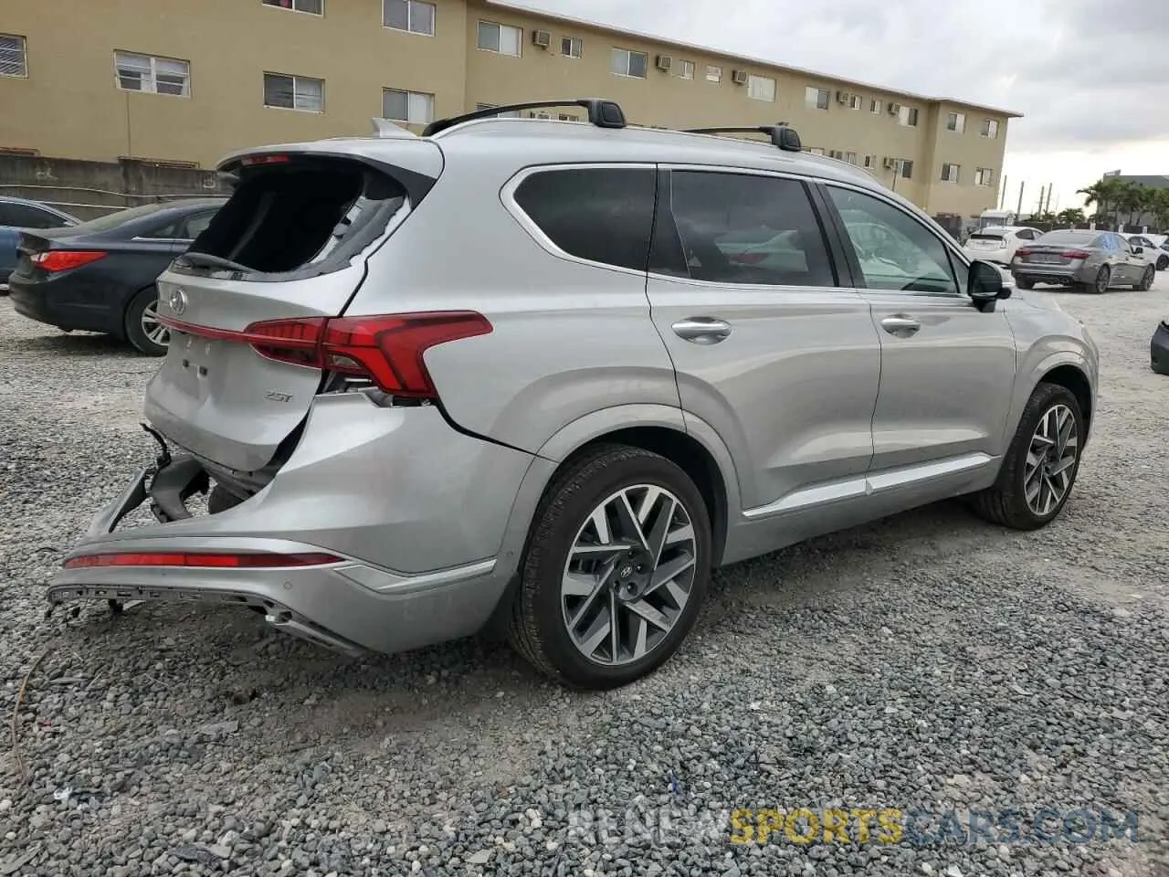 3 Фотография поврежденного автомобиля 5NMS54ALXPH640611 HYUNDAI SANTA FE 2023
