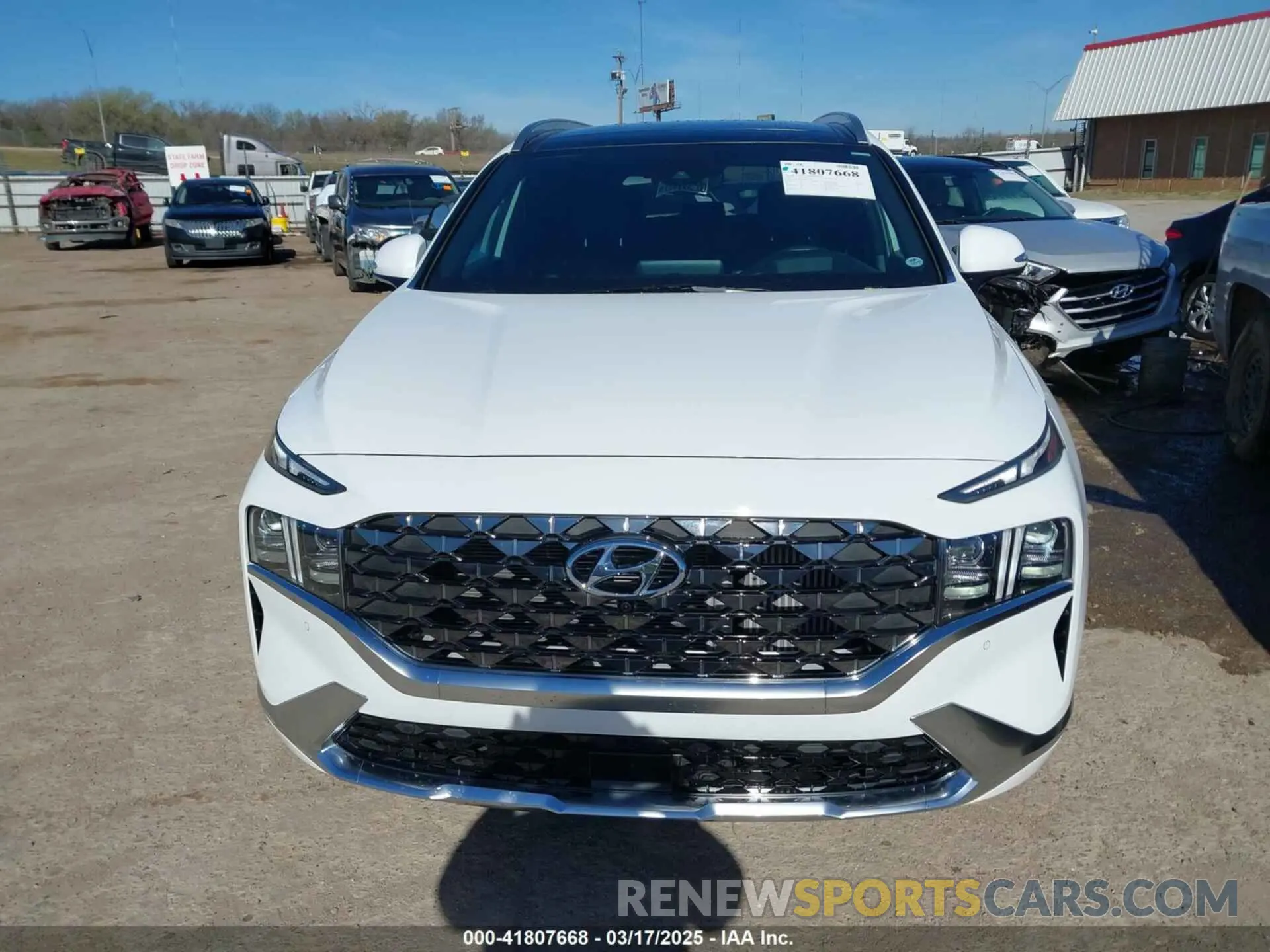 13 Photograph of a damaged car 5NMS54ALXPH647008 HYUNDAI SANTA FE 2023