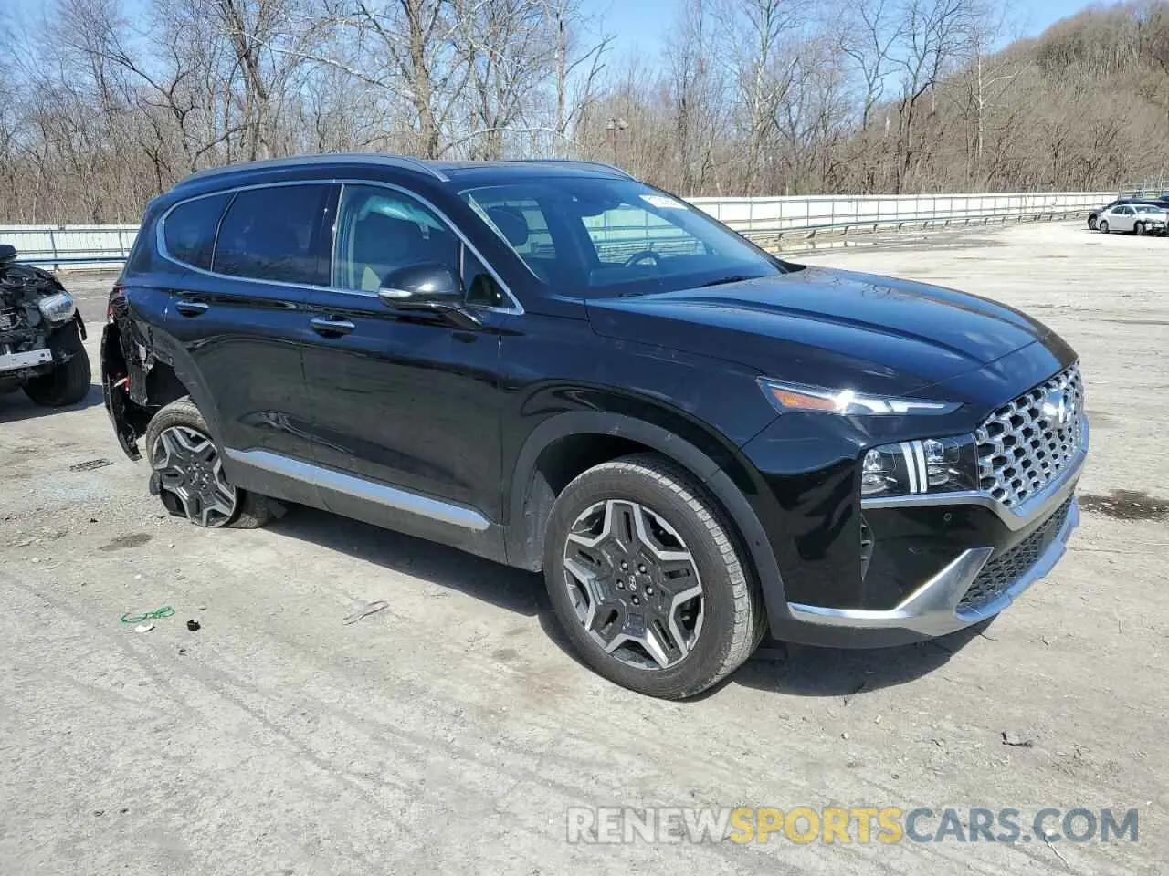 4 Фотография поврежденного автомобиля 5NMS5DA10PH017741 HYUNDAI SANTA FE 2023