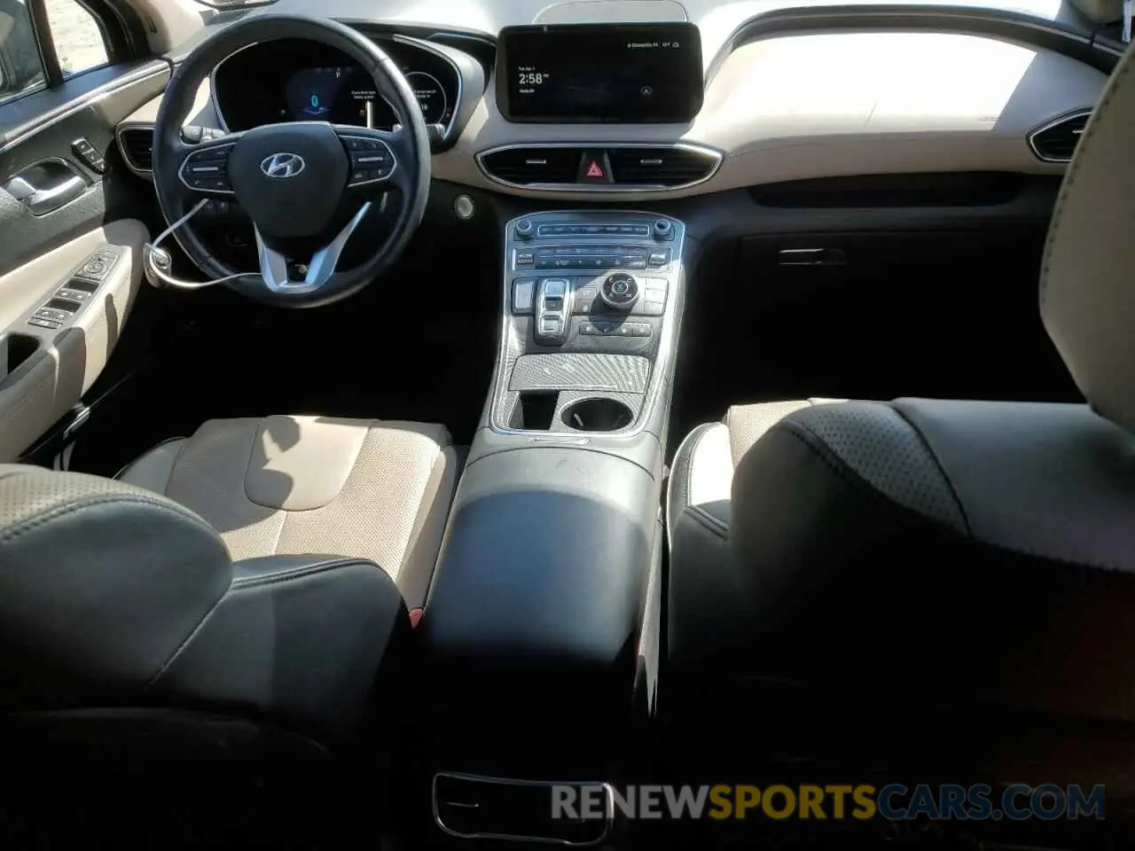 8 Фотография поврежденного автомобиля 5NMS5DA10PH017741 HYUNDAI SANTA FE 2023