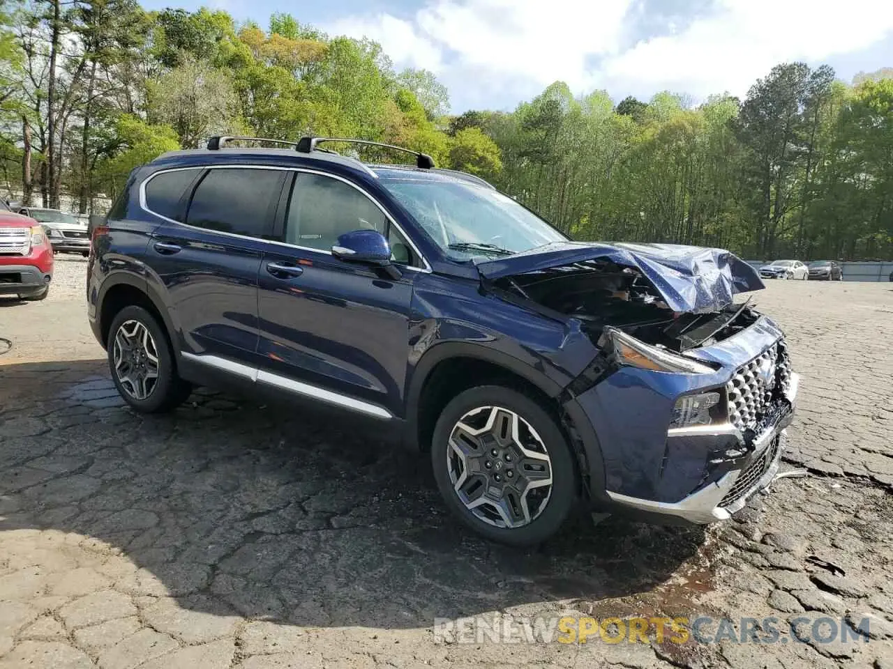 4 Photograph of a damaged car 5NMS5DA13PH000657 HYUNDAI SANTA FE 2023