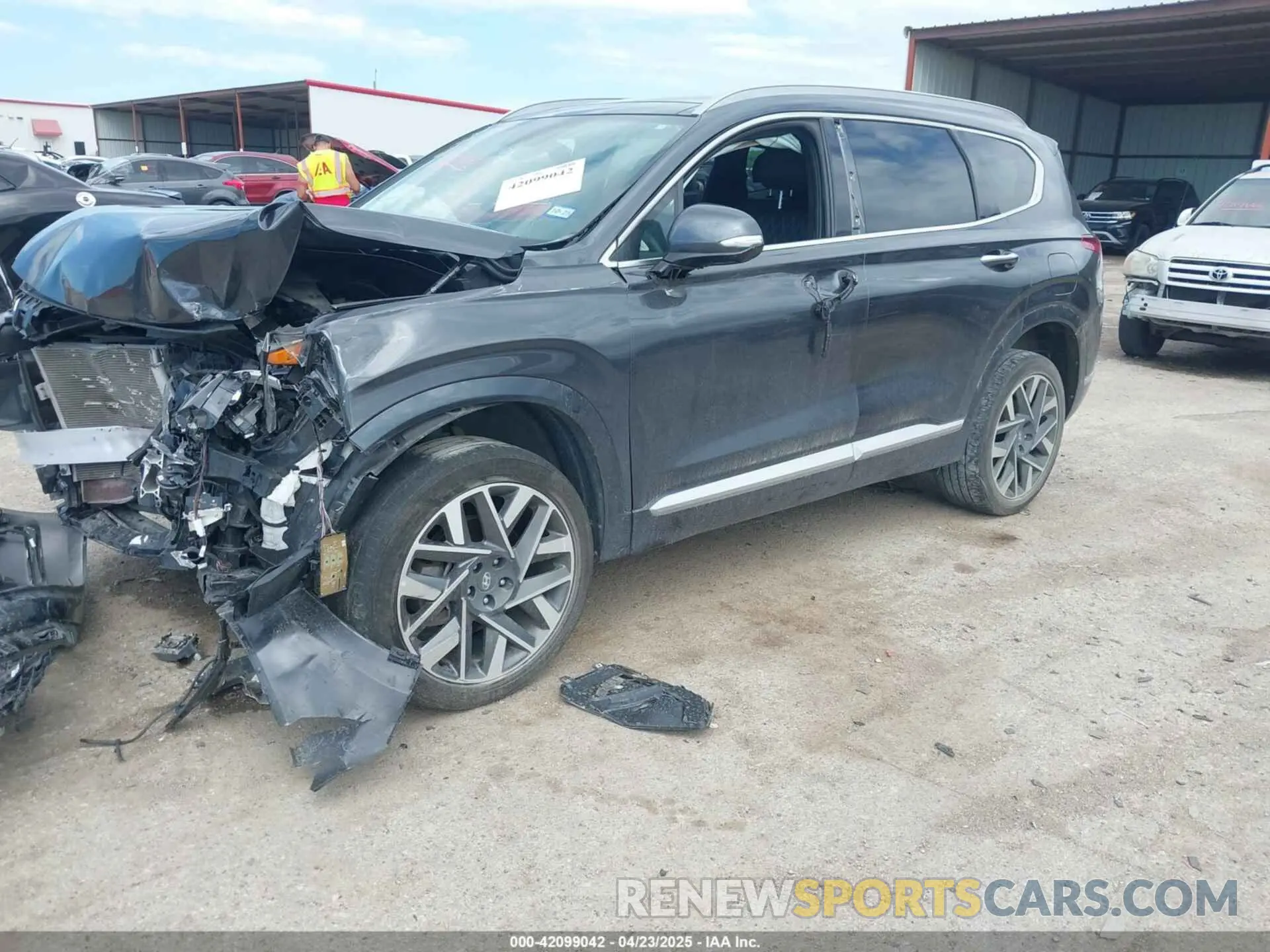 2 Photograph of a damaged car 5NMS5DAL1PH492249 HYUNDAI SANTA FE 2023