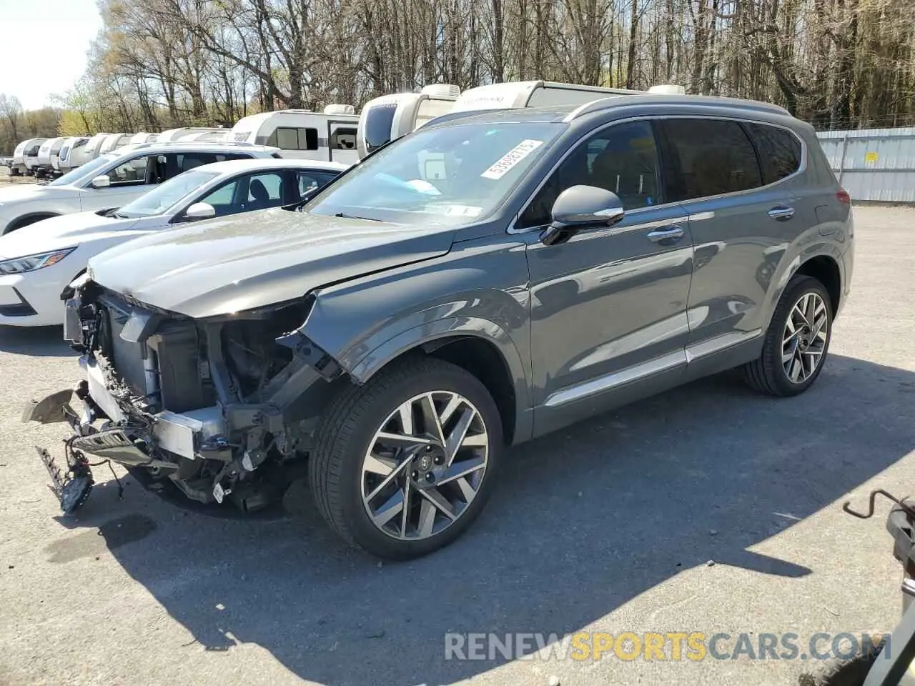 1 Photograph of a damaged car 5NMS5DAL4PH498983 HYUNDAI SANTA FE 2023
