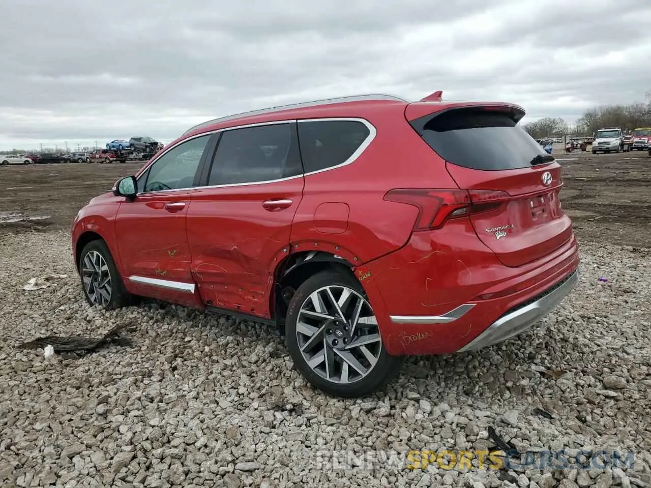 2 Photograph of a damaged car 5NMS5DAL8PH567125 HYUNDAI SANTA FE 2023