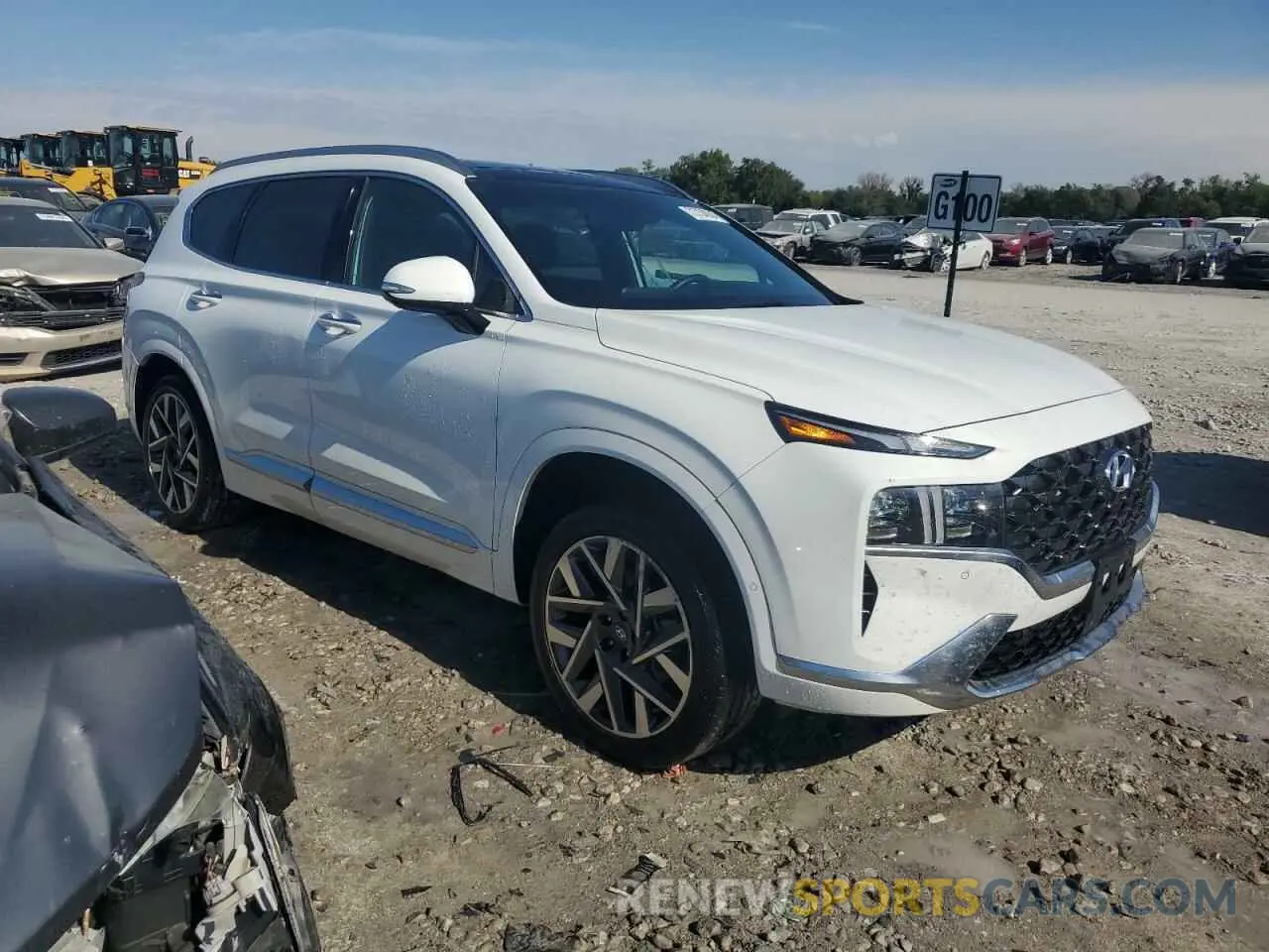 4 Фотография поврежденного автомобиля 5NMS5DALXPH657148 HYUNDAI SANTA FE 2023