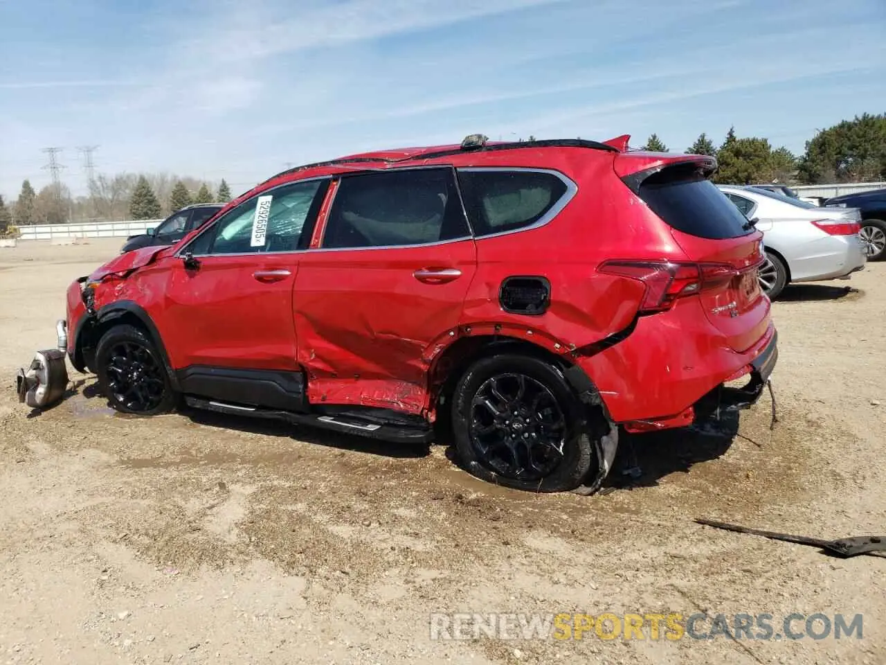 2 Photograph of a damaged car 5NMS64AJ2PH491770 HYUNDAI SANTA FE 2023