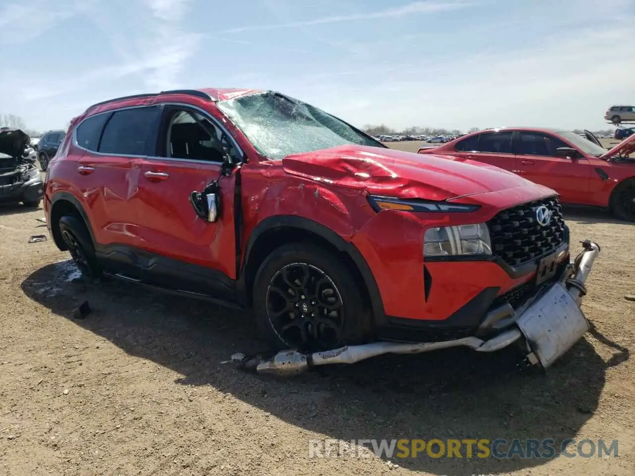 4 Photograph of a damaged car 5NMS64AJ2PH491770 HYUNDAI SANTA FE 2023