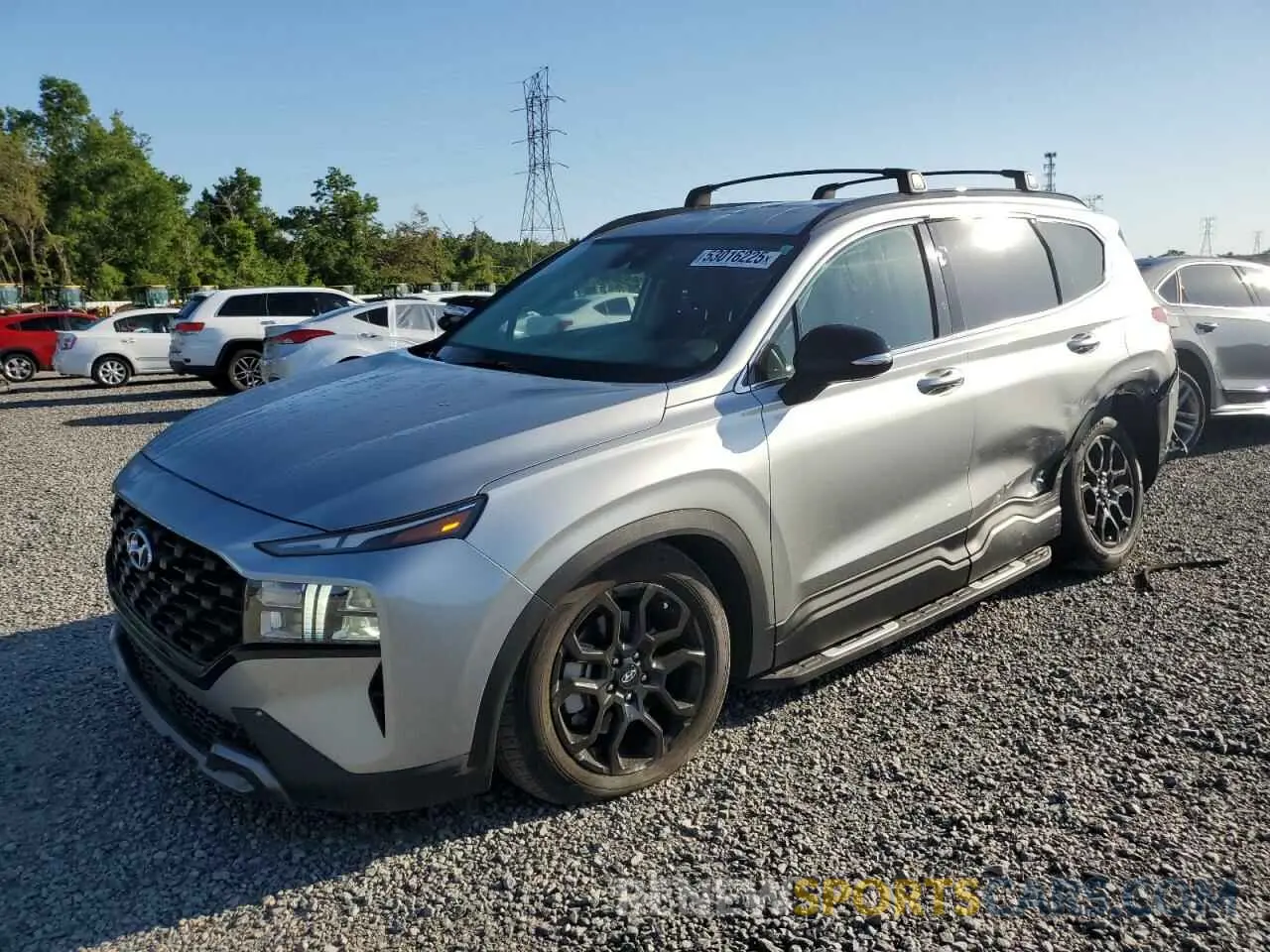 1 Photograph of a damaged car 5NMS64AJ2PH599869 HYUNDAI SANTA FE 2023