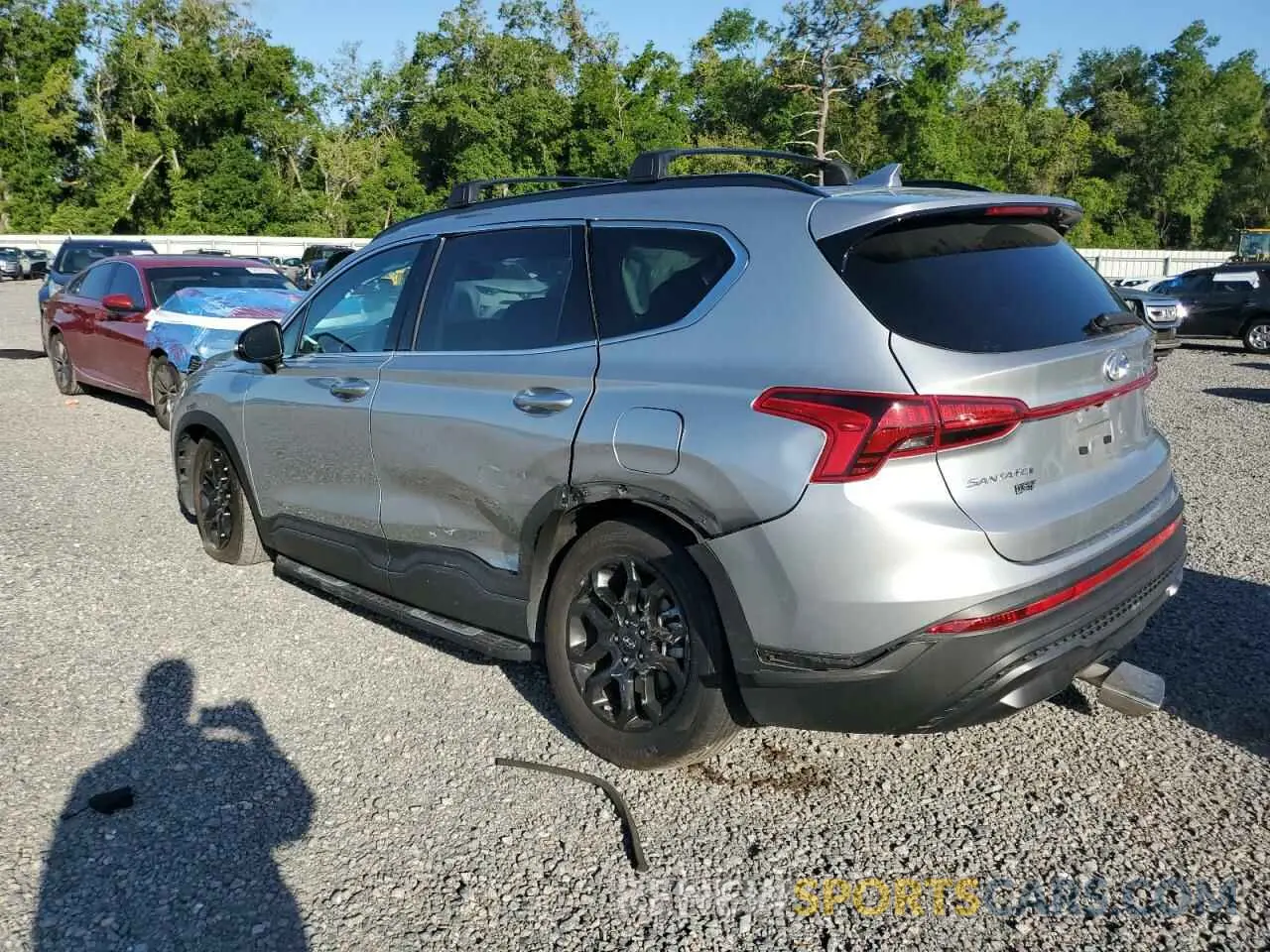 2 Photograph of a damaged car 5NMS64AJ2PH599869 HYUNDAI SANTA FE 2023