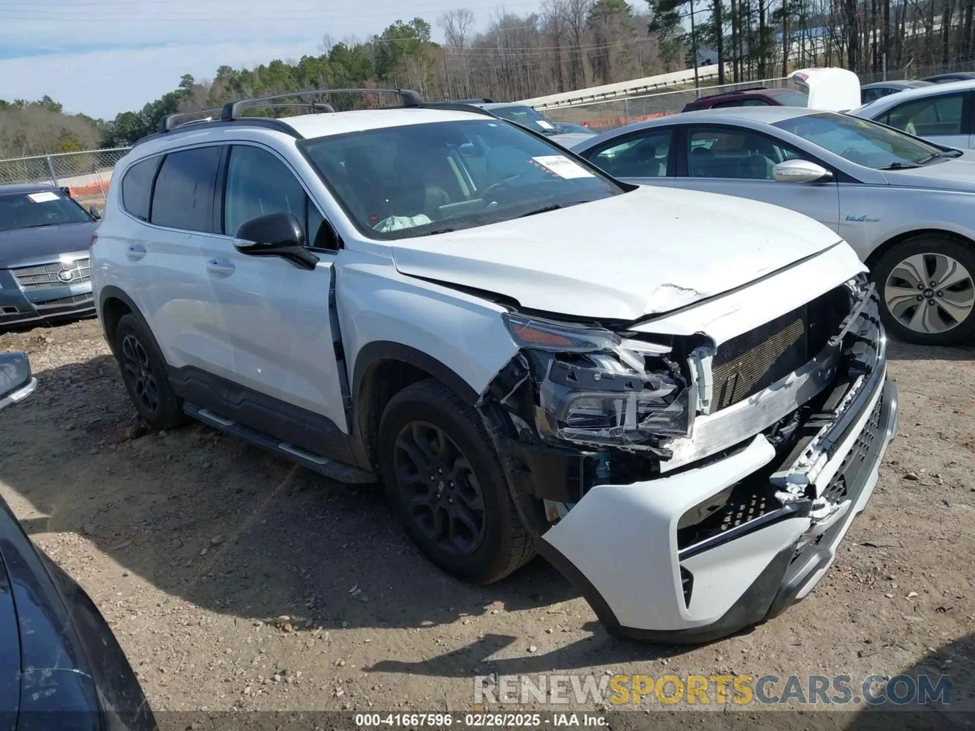 1 Photograph of a damaged car 5NMS64AJ9PH497355 HYUNDAI SANTA FE 2023