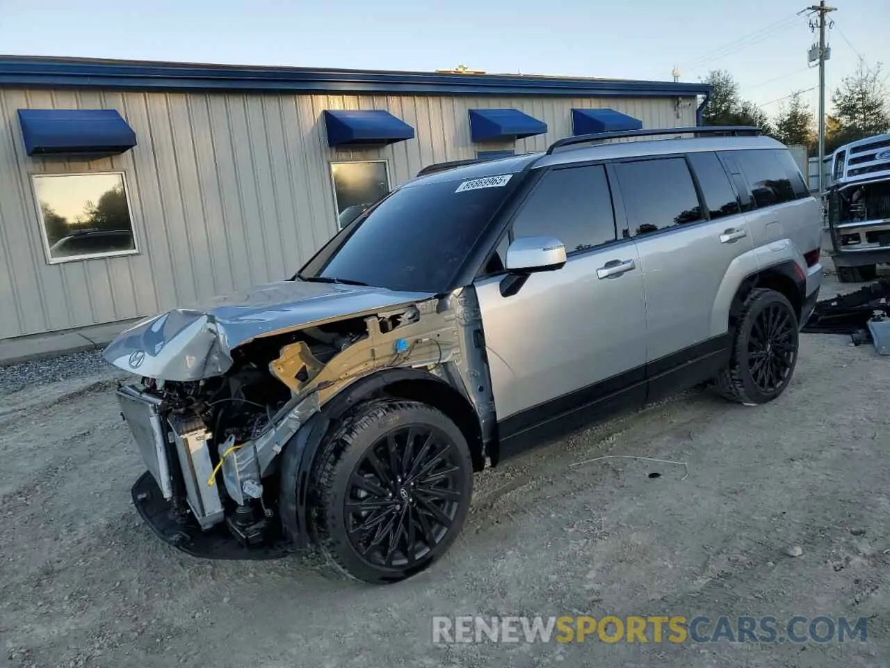 1 Photograph of a damaged car 5NMP54GL8RH035566 HYUNDAI SANTA FE 2024