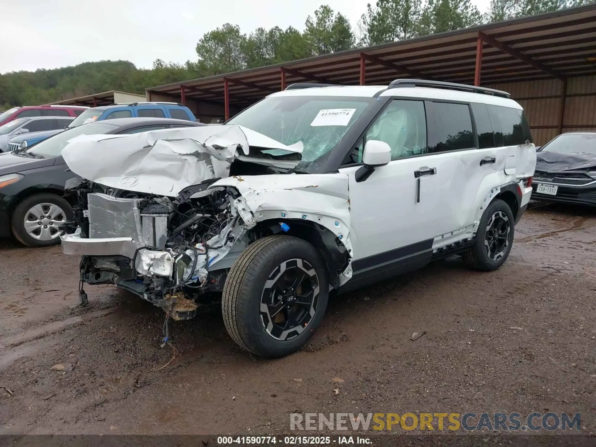 2 Фотография поврежденного автомобиля 5NMP24GL0SH107861 HYUNDAI SANTA FE 2025
