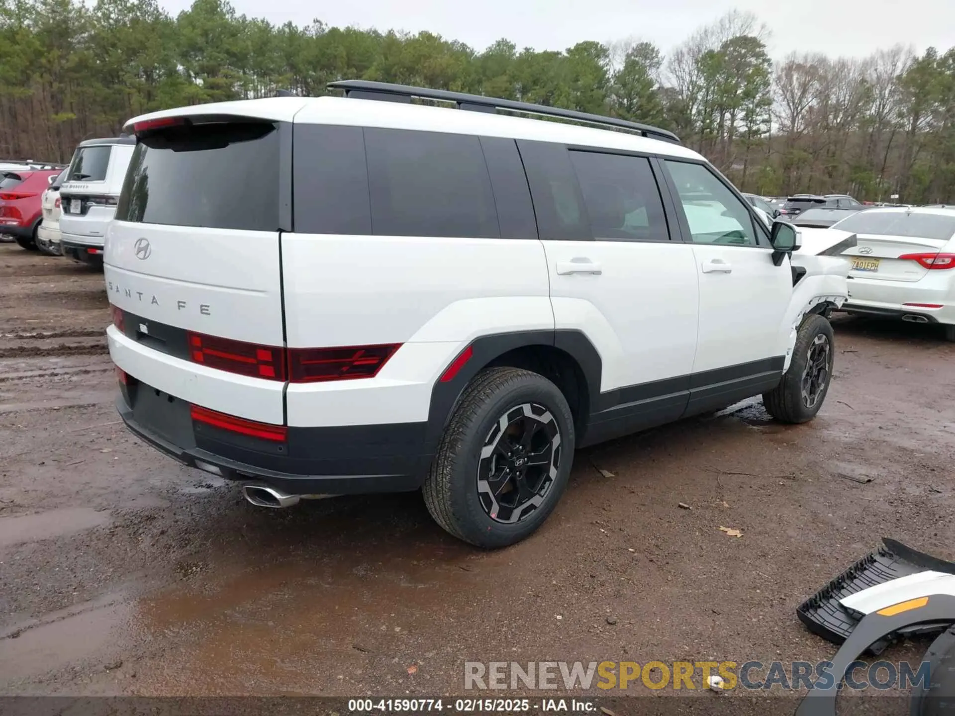4 Фотография поврежденного автомобиля 5NMP24GL0SH107861 HYUNDAI SANTA FE 2025