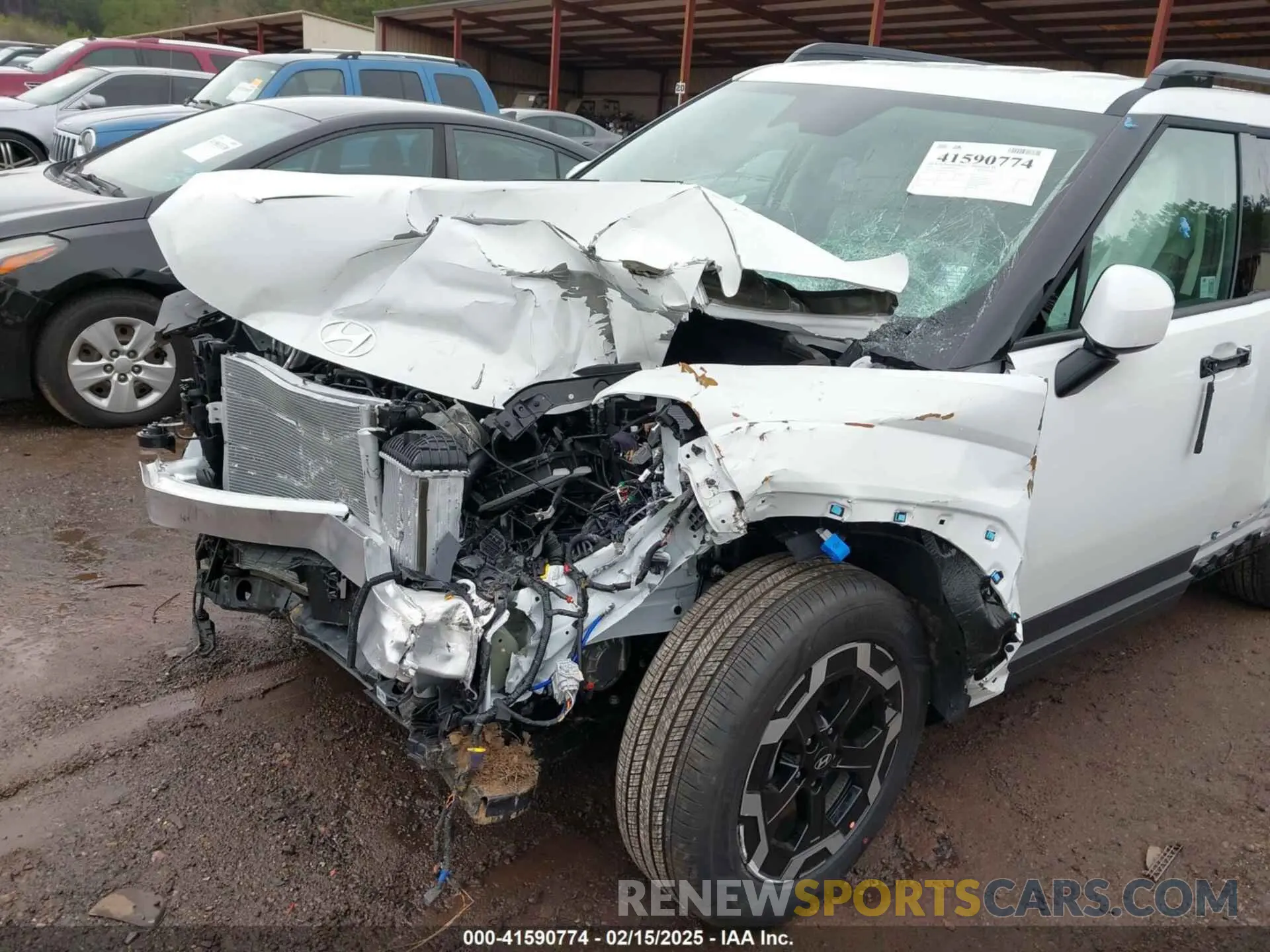 6 Фотография поврежденного автомобиля 5NMP24GL0SH107861 HYUNDAI SANTA FE 2025