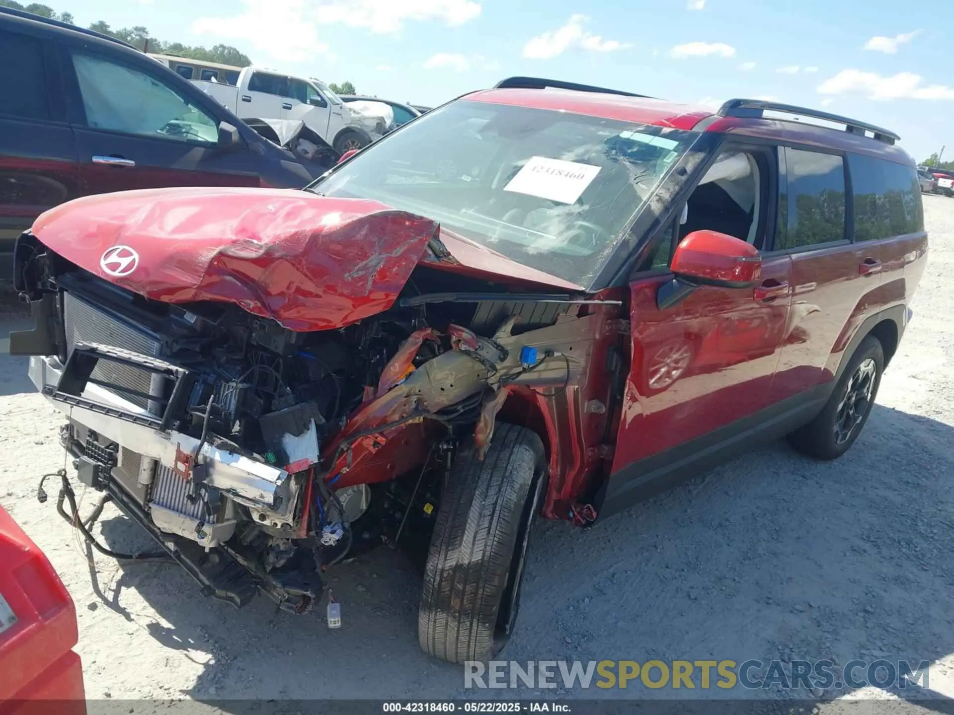 2 Фотография поврежденного автомобиля 5NMP24GL2SH098970 HYUNDAI SANTA FE 2025