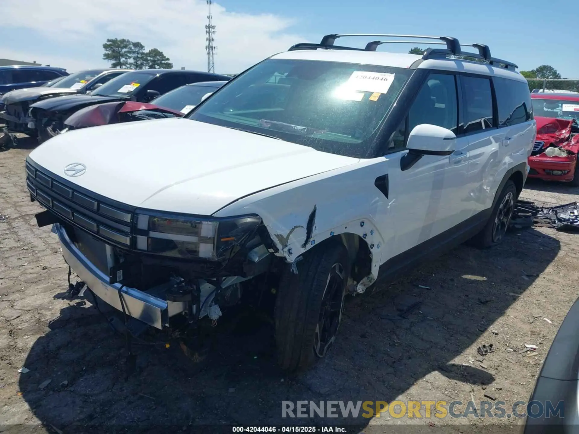 2 Фотография поврежденного автомобиля 5NMP24GL3SH118854 HYUNDAI SANTA FE 2025