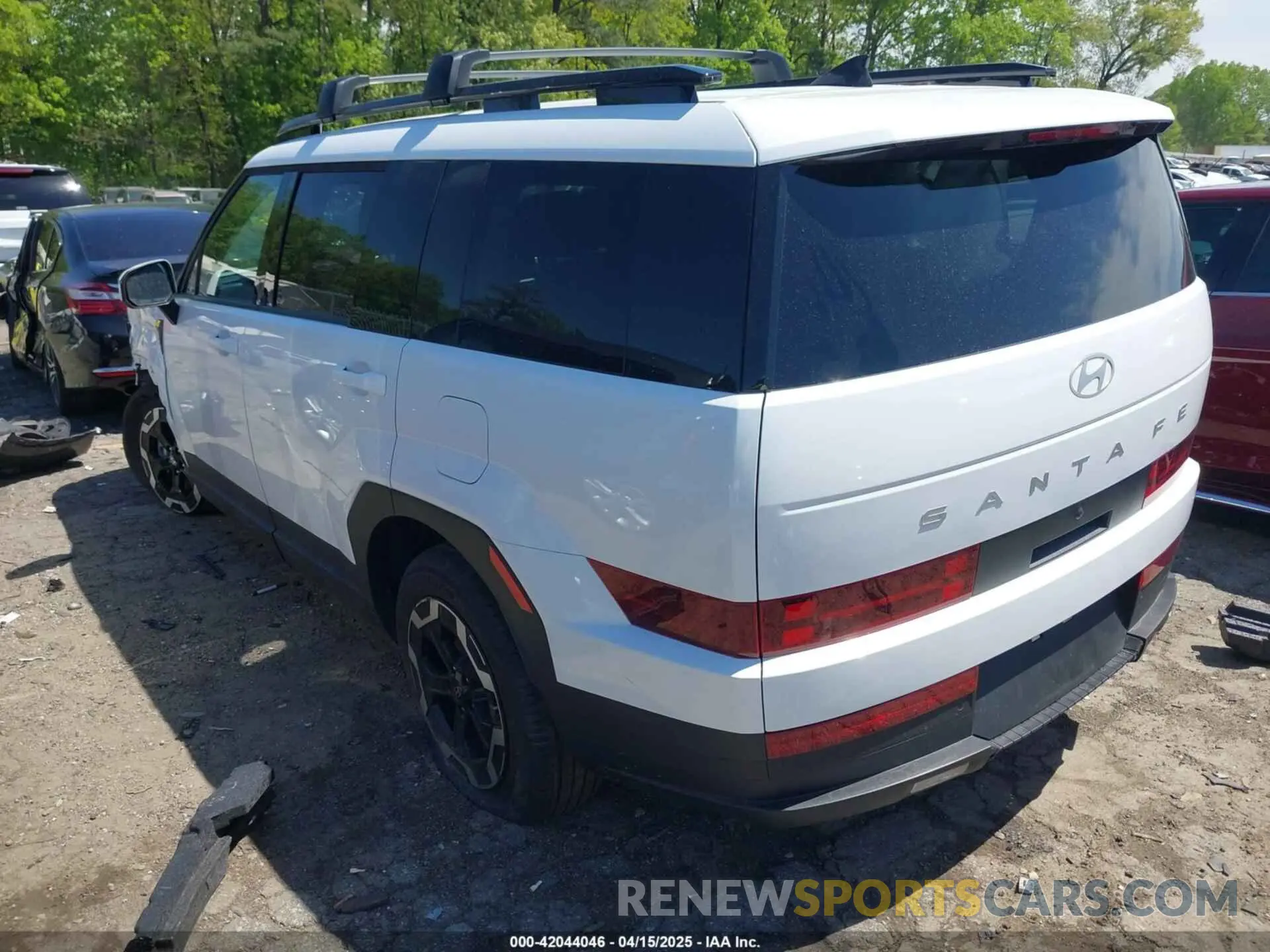 3 Фотография поврежденного автомобиля 5NMP24GL3SH118854 HYUNDAI SANTA FE 2025