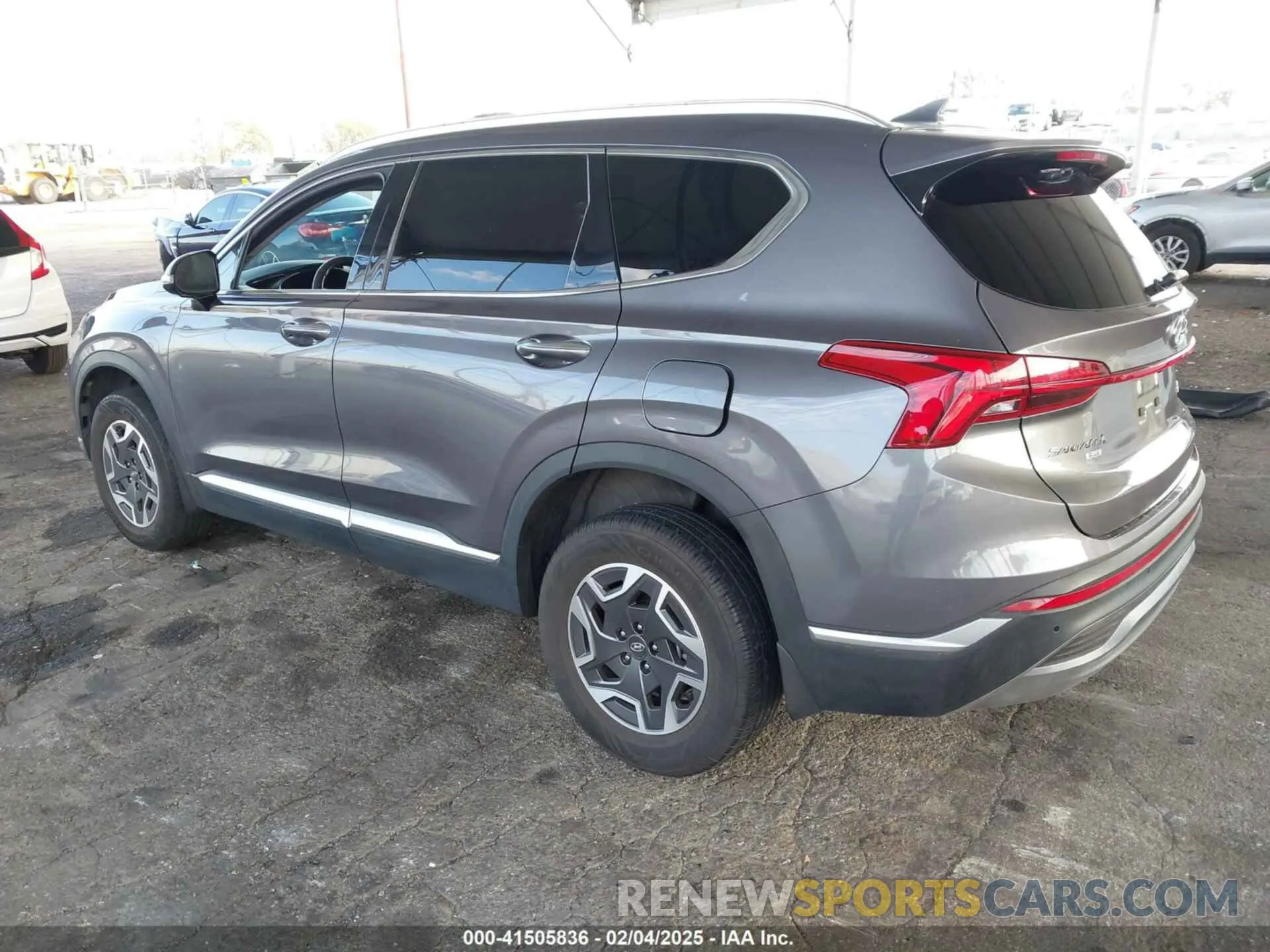 3 Фотография поврежденного автомобиля KM8S2DA12MU006345 HYUNDAI SANTA FE HYBRID 2021
