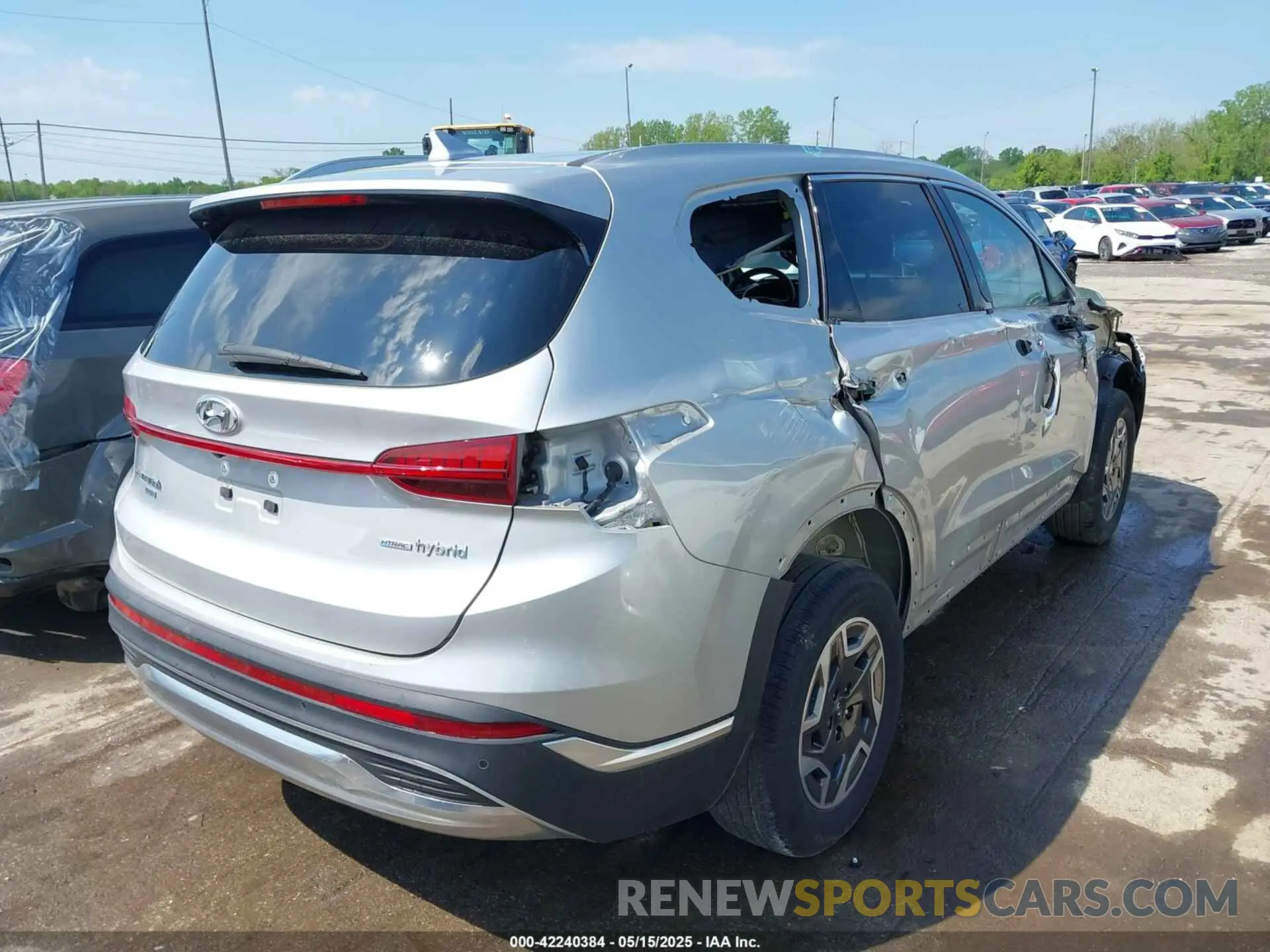 4 Photograph of a damaged car KM8S2DA16MU011919 HYUNDAI SANTA FE HYBRID 2021