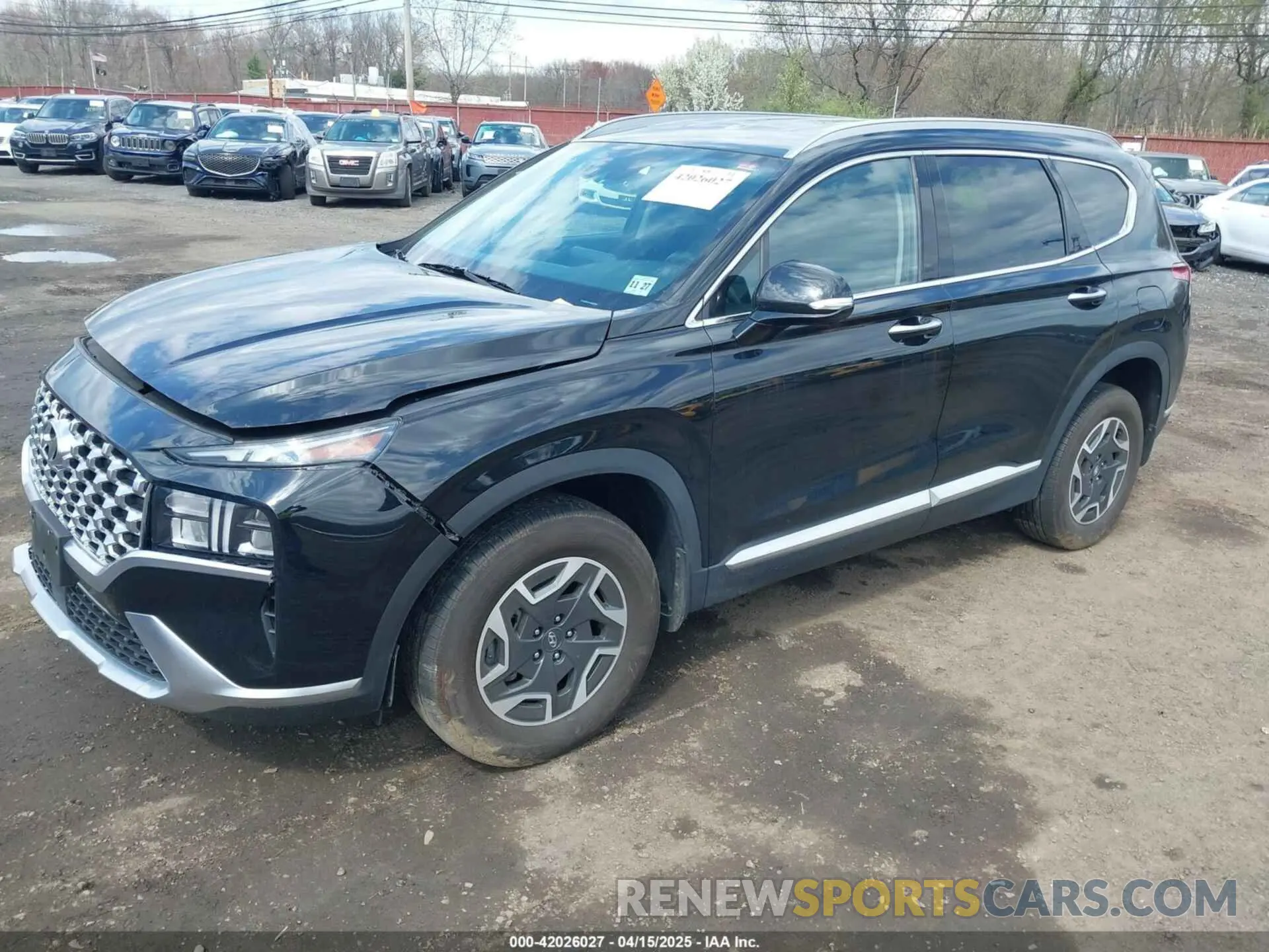 2 Фотография поврежденного автомобиля KM8S2DA14NU057895 HYUNDAI SANTA FE HYBRID 2022