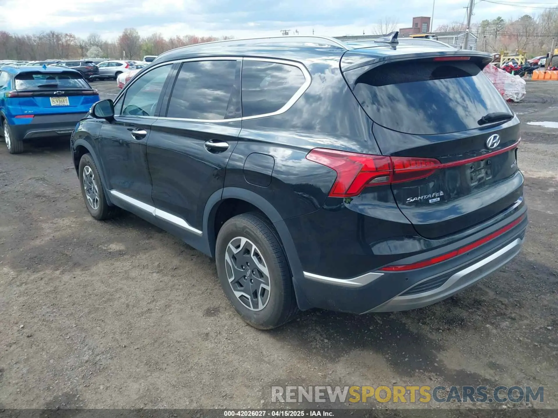 3 Фотография поврежденного автомобиля KM8S2DA14NU057895 HYUNDAI SANTA FE HYBRID 2022