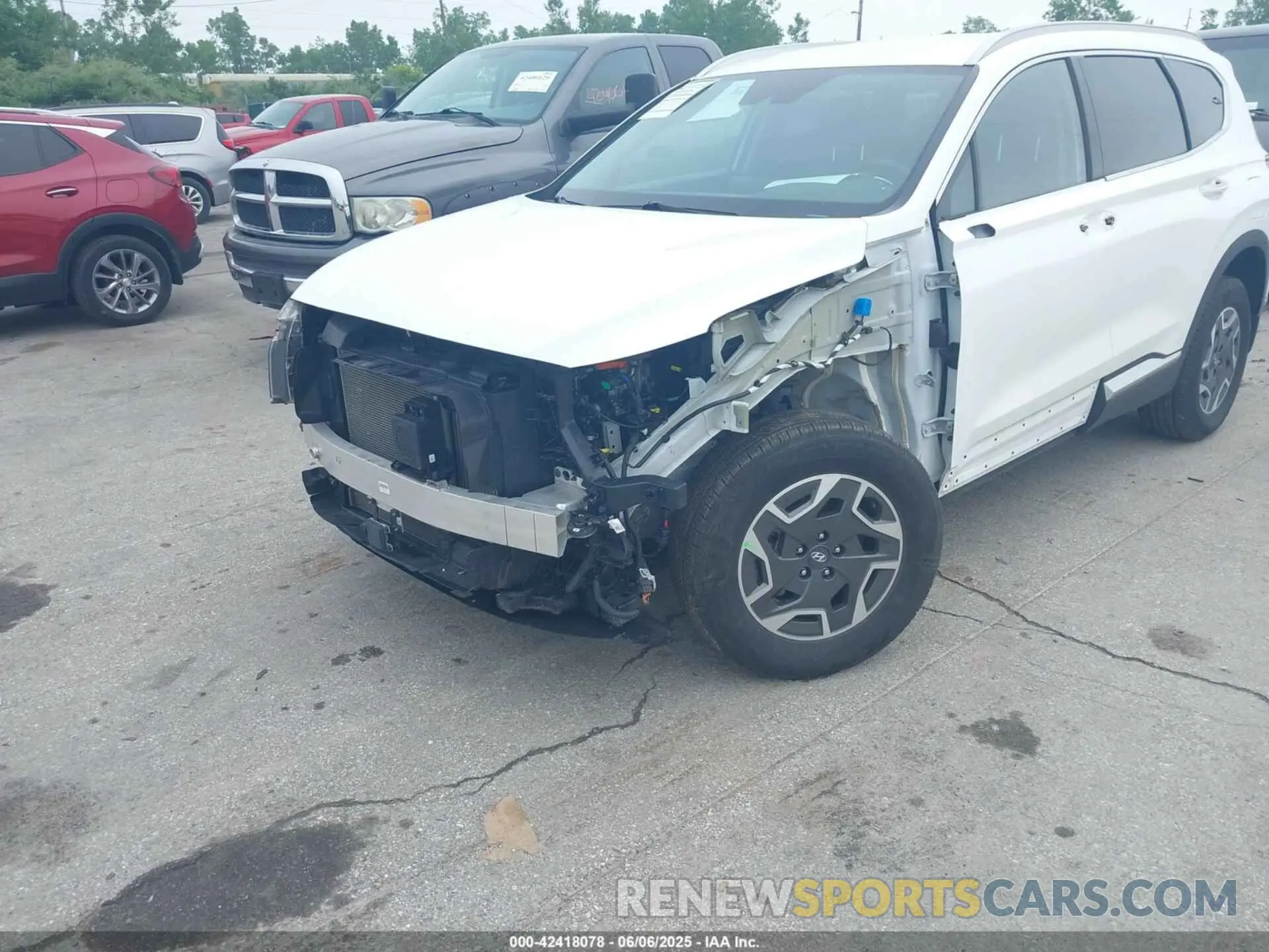 6 Photograph of a damaged car KM8S2DA16NU041259 HYUNDAI SANTA FE HYBRID 2022