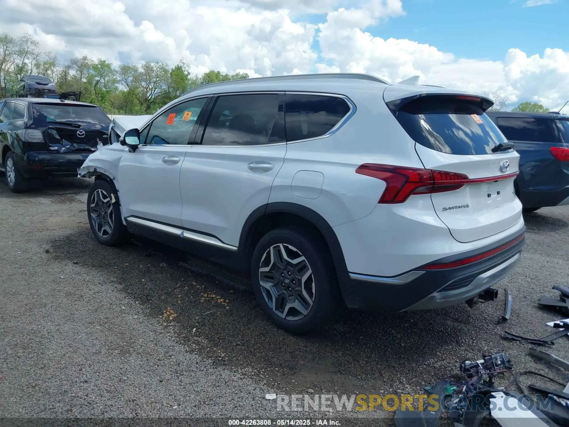 3 Photograph of a damaged car KM8S5DA11NU016356 HYUNDAI SANTA FE HYBRID 2022
