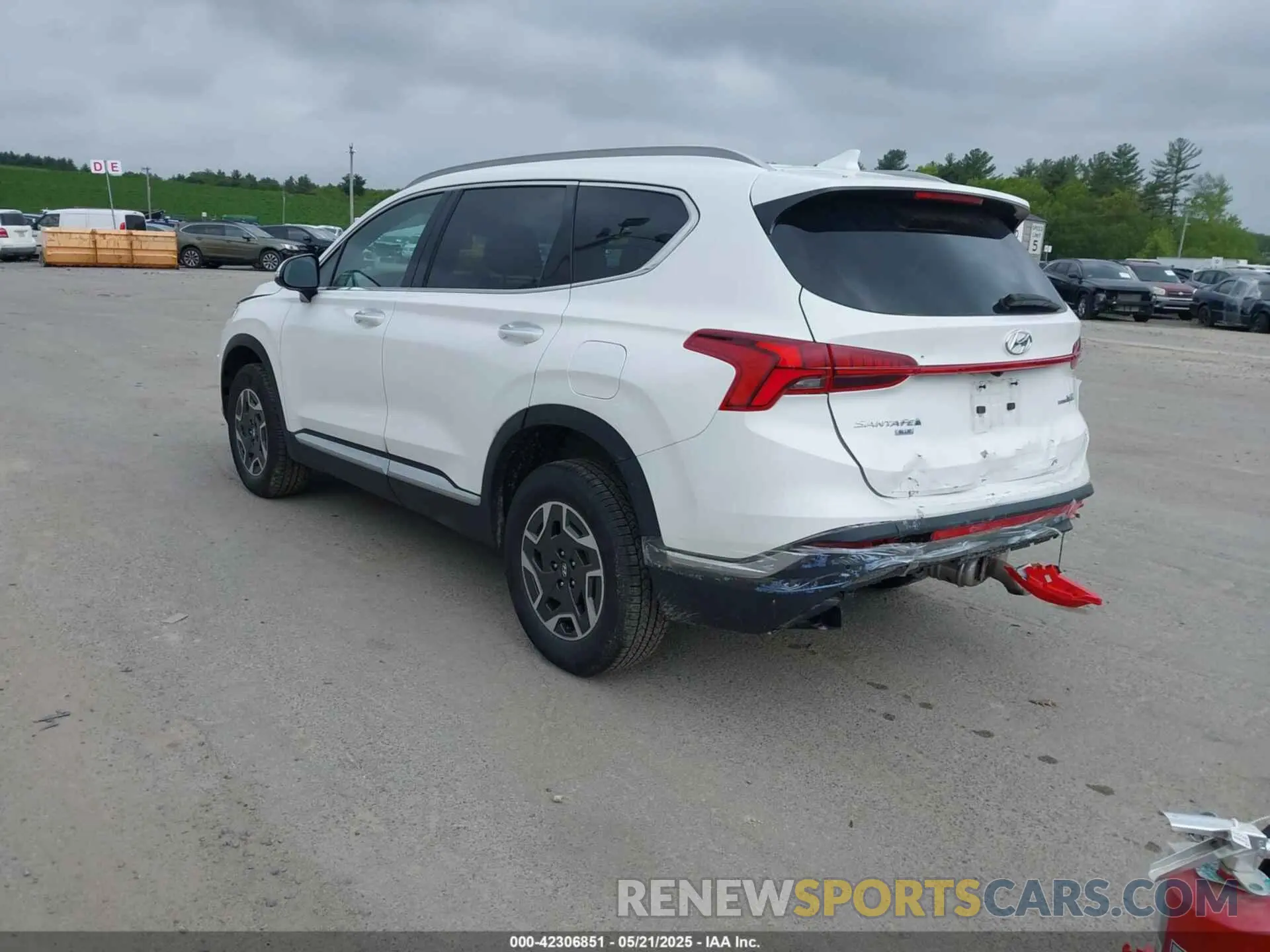 3 Фотография поврежденного автомобиля 5NMS2DA18PH009010 HYUNDAI SANTA FE HYBRID 2023