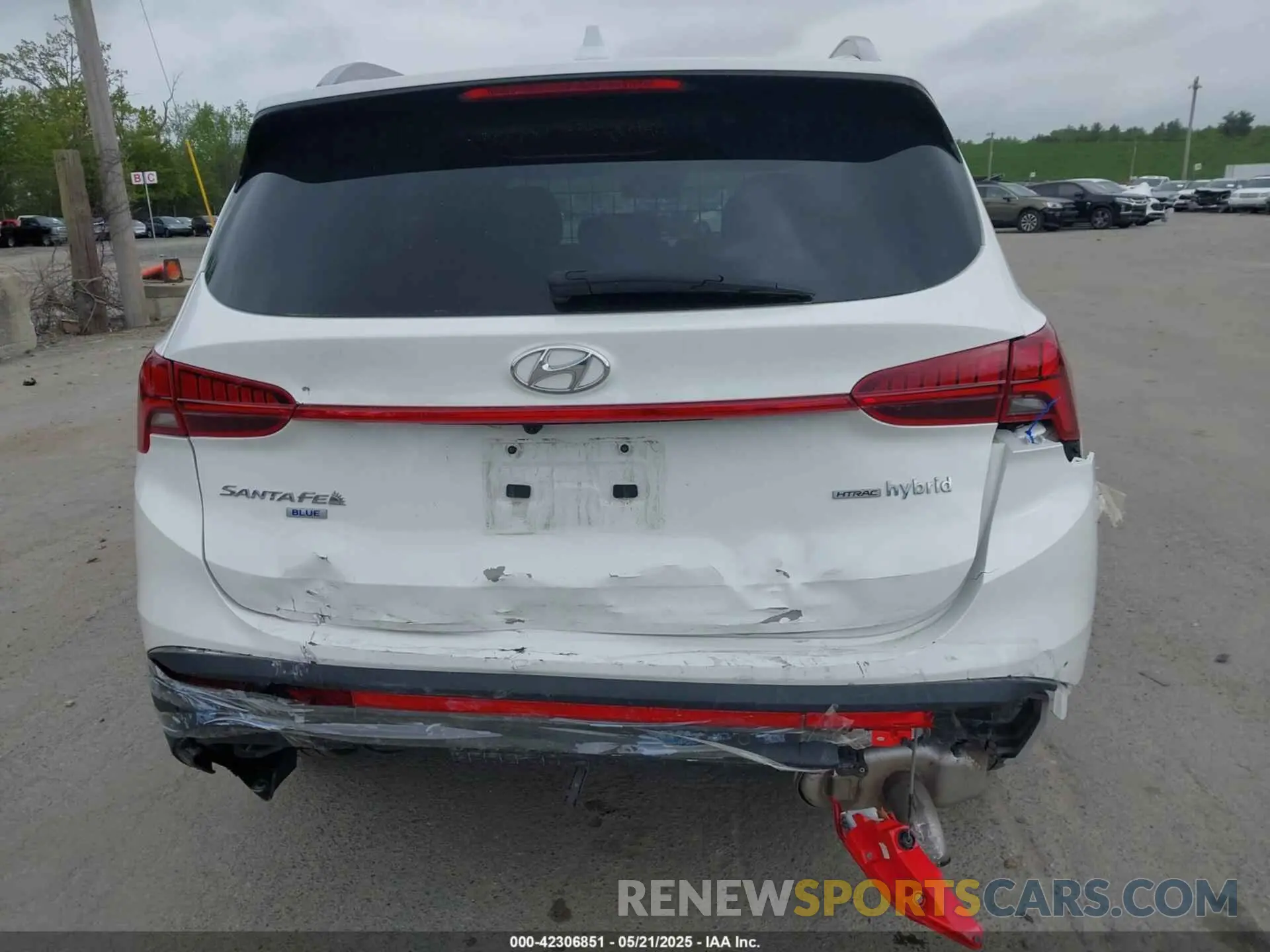 6 Фотография поврежденного автомобиля 5NMS2DA18PH009010 HYUNDAI SANTA FE HYBRID 2023