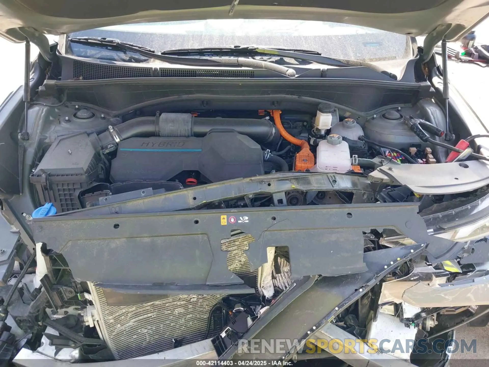10 Фотография поврежденного автомобиля 5NMS3DA14PH020180 HYUNDAI SANTA FE HYBRID 2023