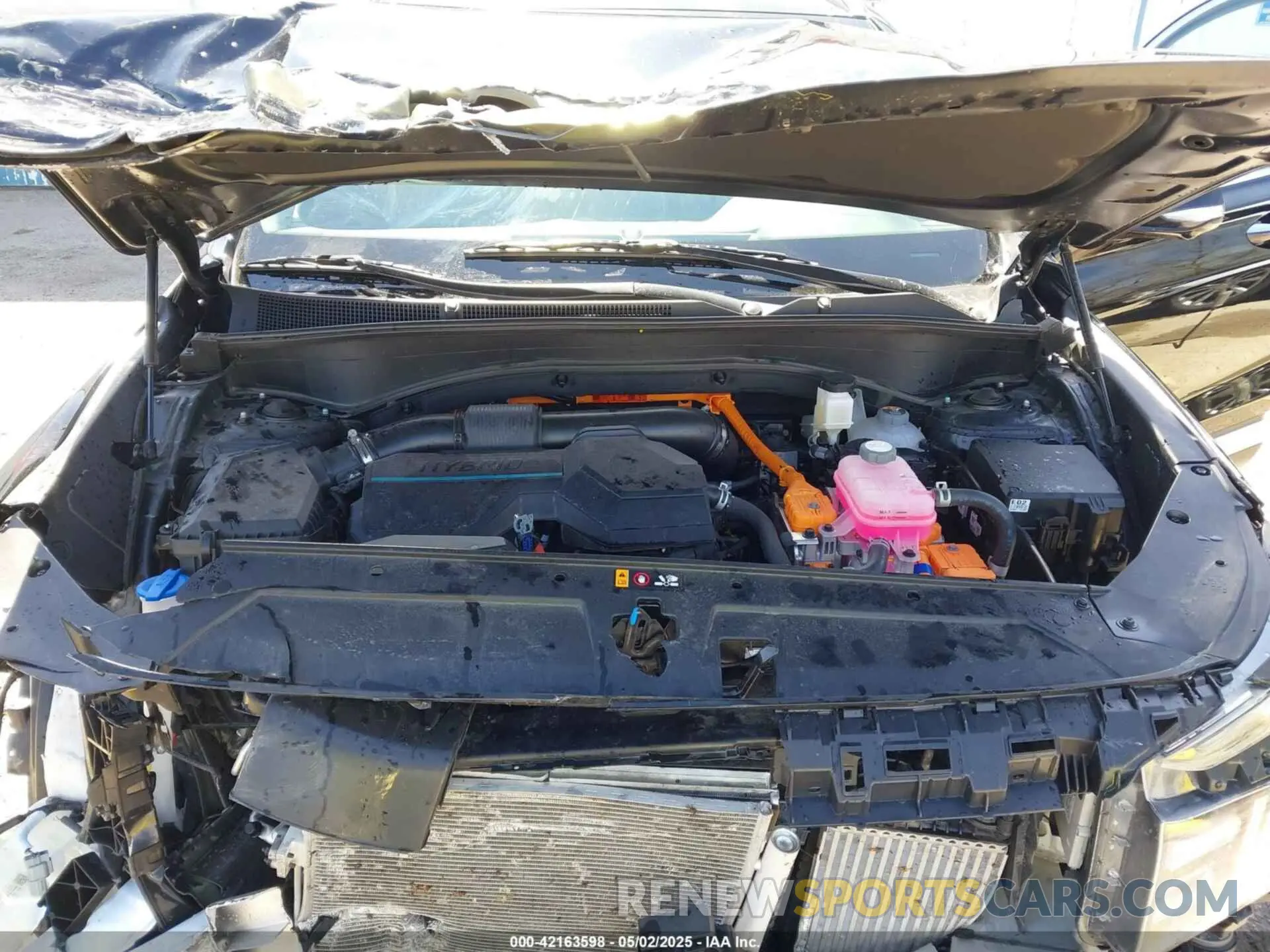 10 Фотография поврежденного автомобиля 5NMS3DA17PH021596 HYUNDAI SANTA FE HYBRID 2023