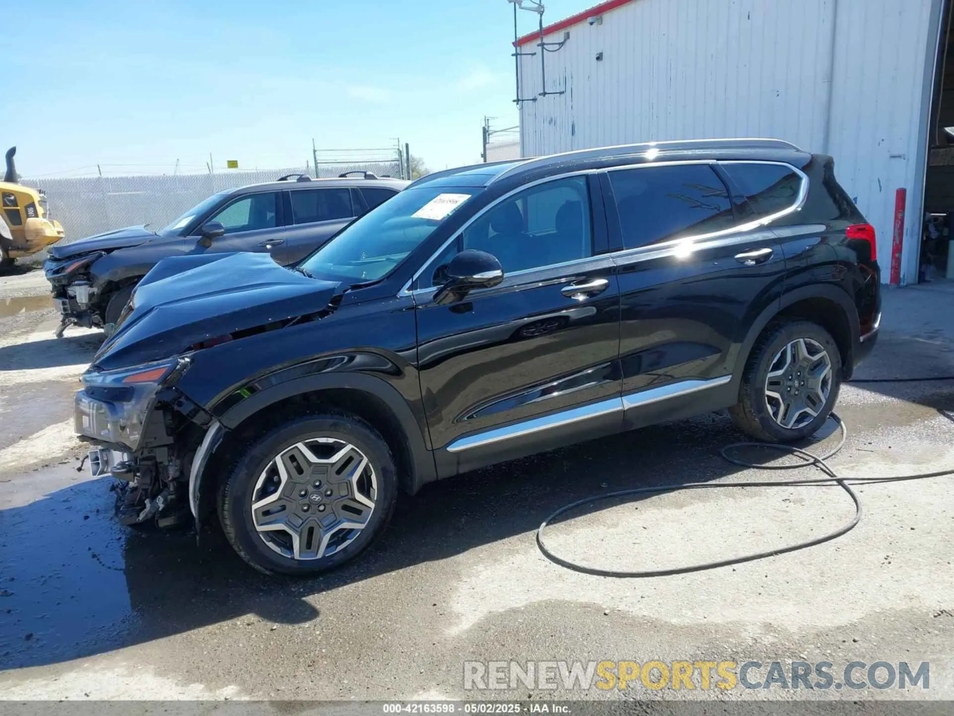 2 Фотография поврежденного автомобиля 5NMS3DA17PH021596 HYUNDAI SANTA FE HYBRID 2023