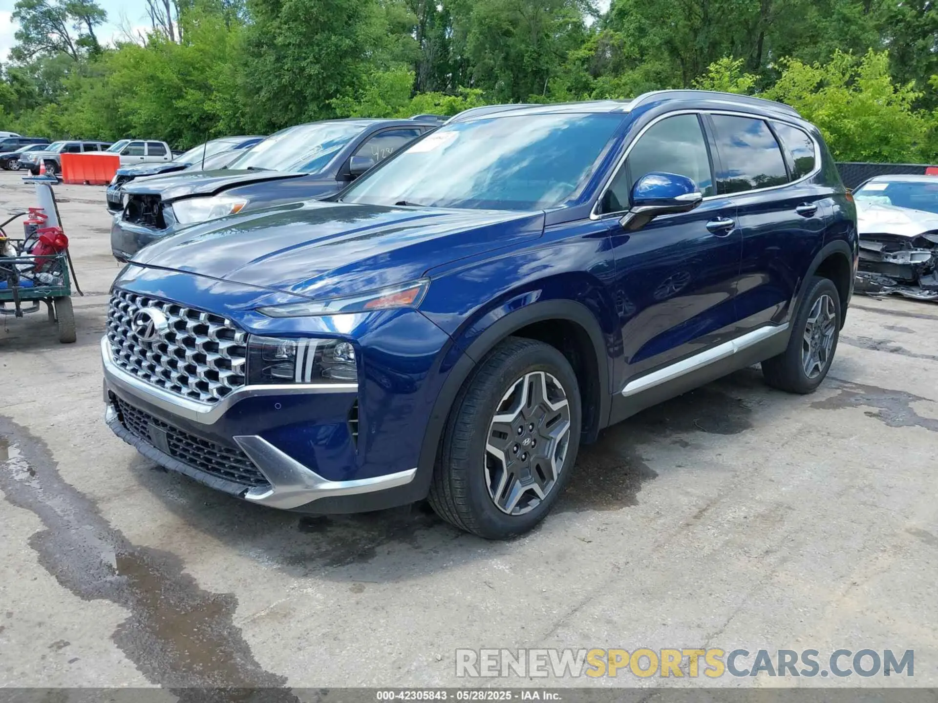 2 Фотография поврежденного автомобиля 5NMS5DA10PH011874 HYUNDAI SANTA FE HYBRID 2023