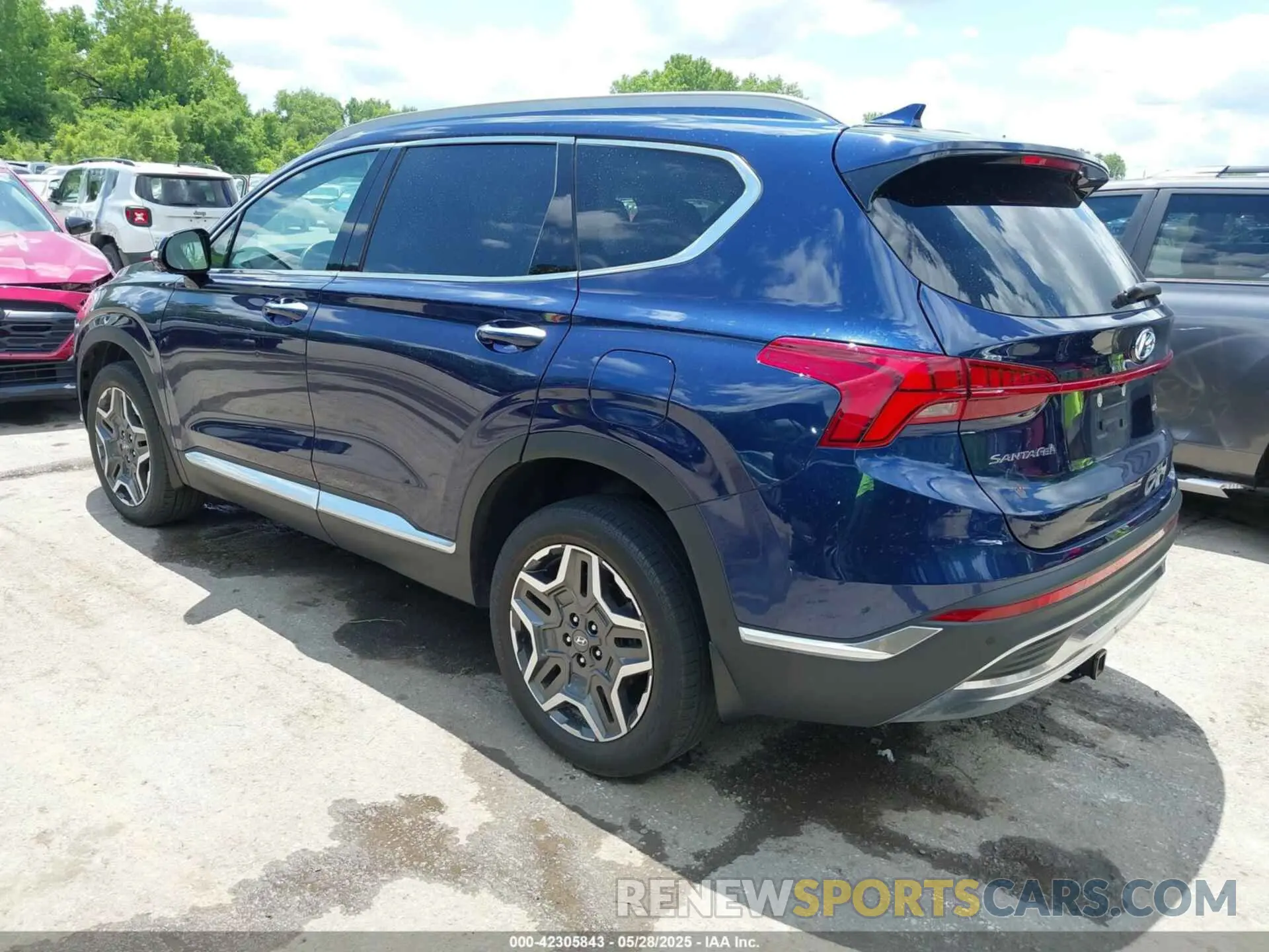 3 Фотография поврежденного автомобиля 5NMS5DA10PH011874 HYUNDAI SANTA FE HYBRID 2023