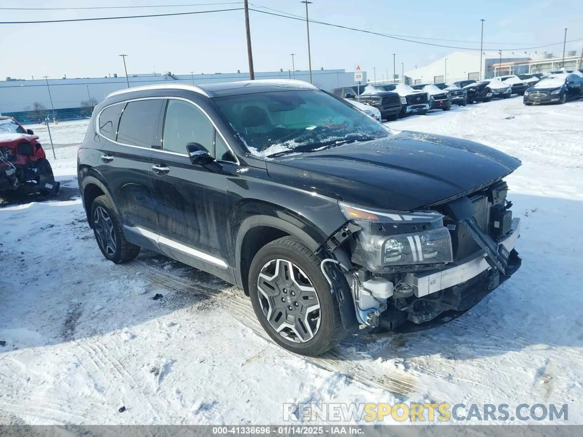1 Фотография поврежденного автомобиля 5NMS5DA17PH018515 HYUNDAI SANTA FE HYBRID 2023