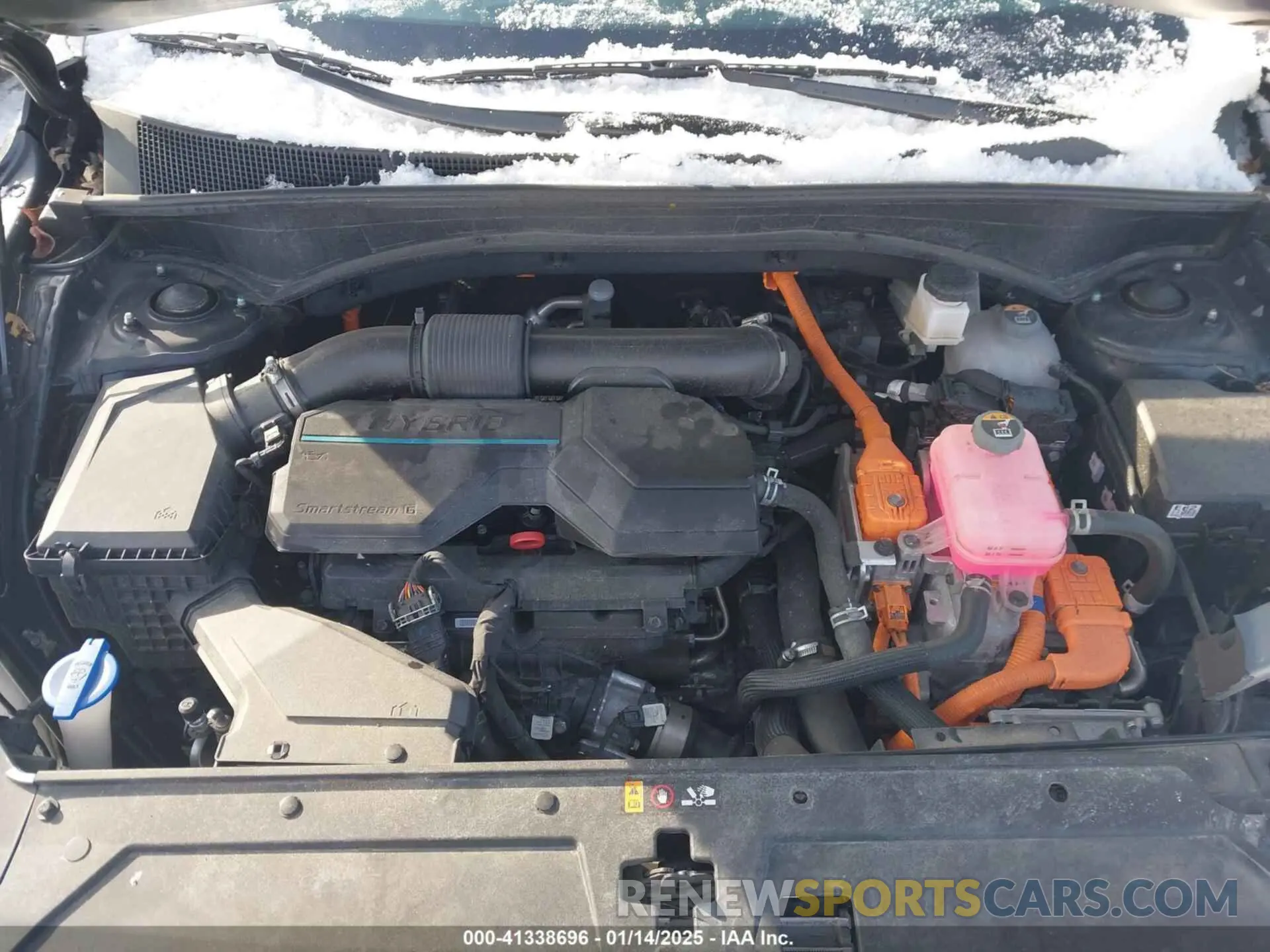 10 Фотография поврежденного автомобиля 5NMS5DA17PH018515 HYUNDAI SANTA FE HYBRID 2023