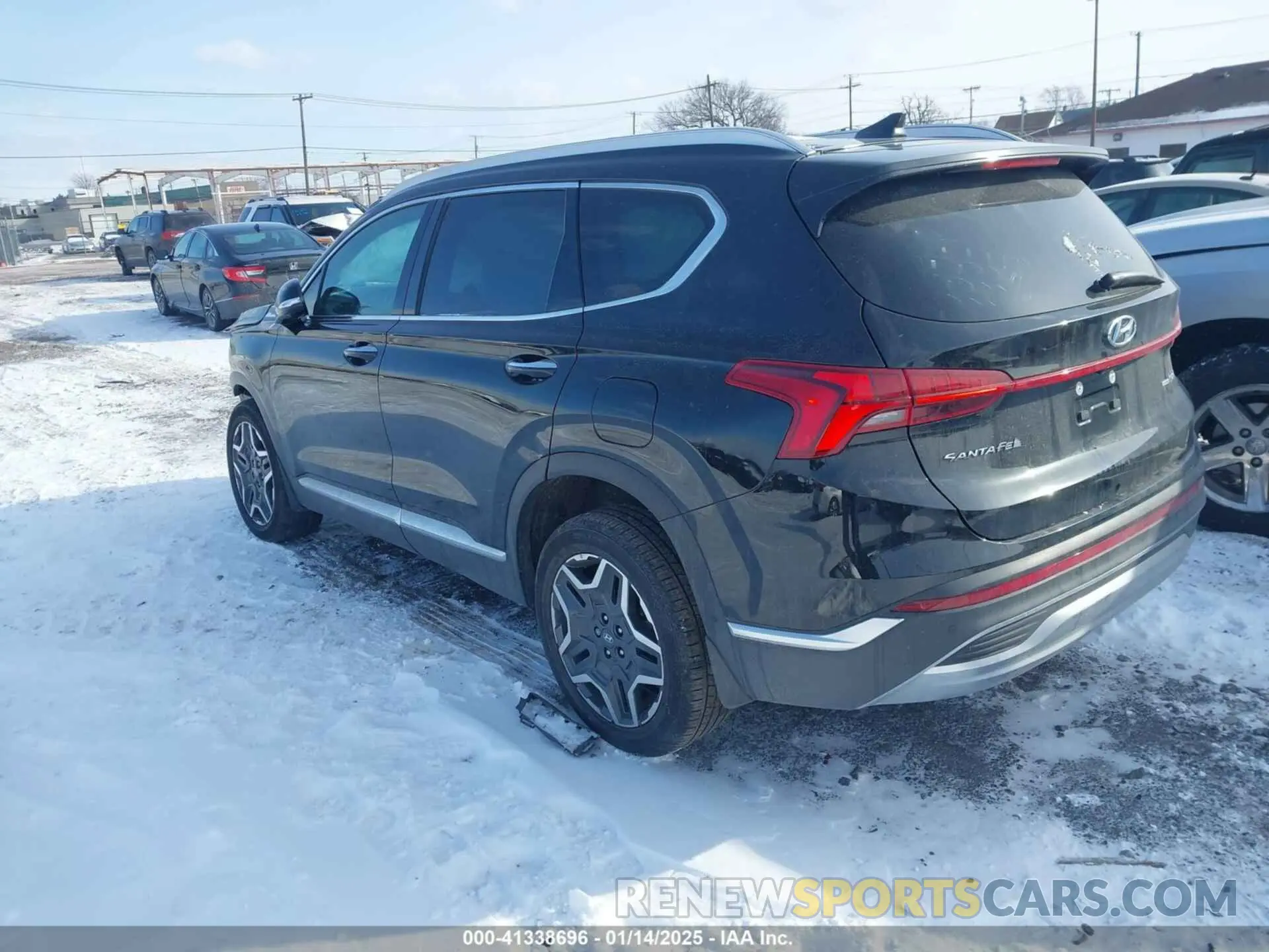 3 Фотография поврежденного автомобиля 5NMS5DA17PH018515 HYUNDAI SANTA FE HYBRID 2023