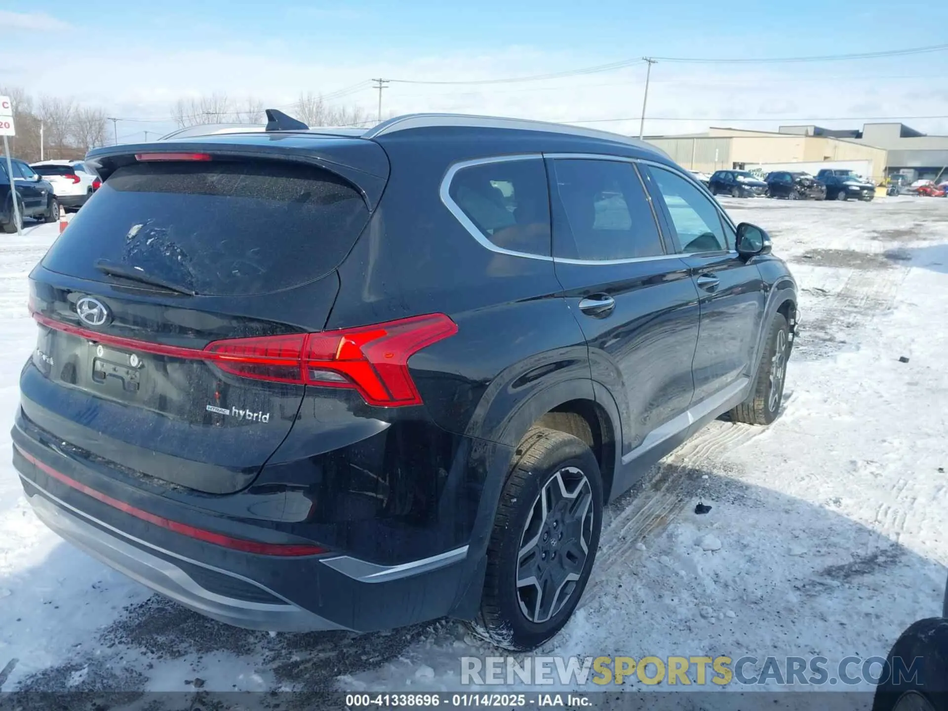 4 Фотография поврежденного автомобиля 5NMS5DA17PH018515 HYUNDAI SANTA FE HYBRID 2023